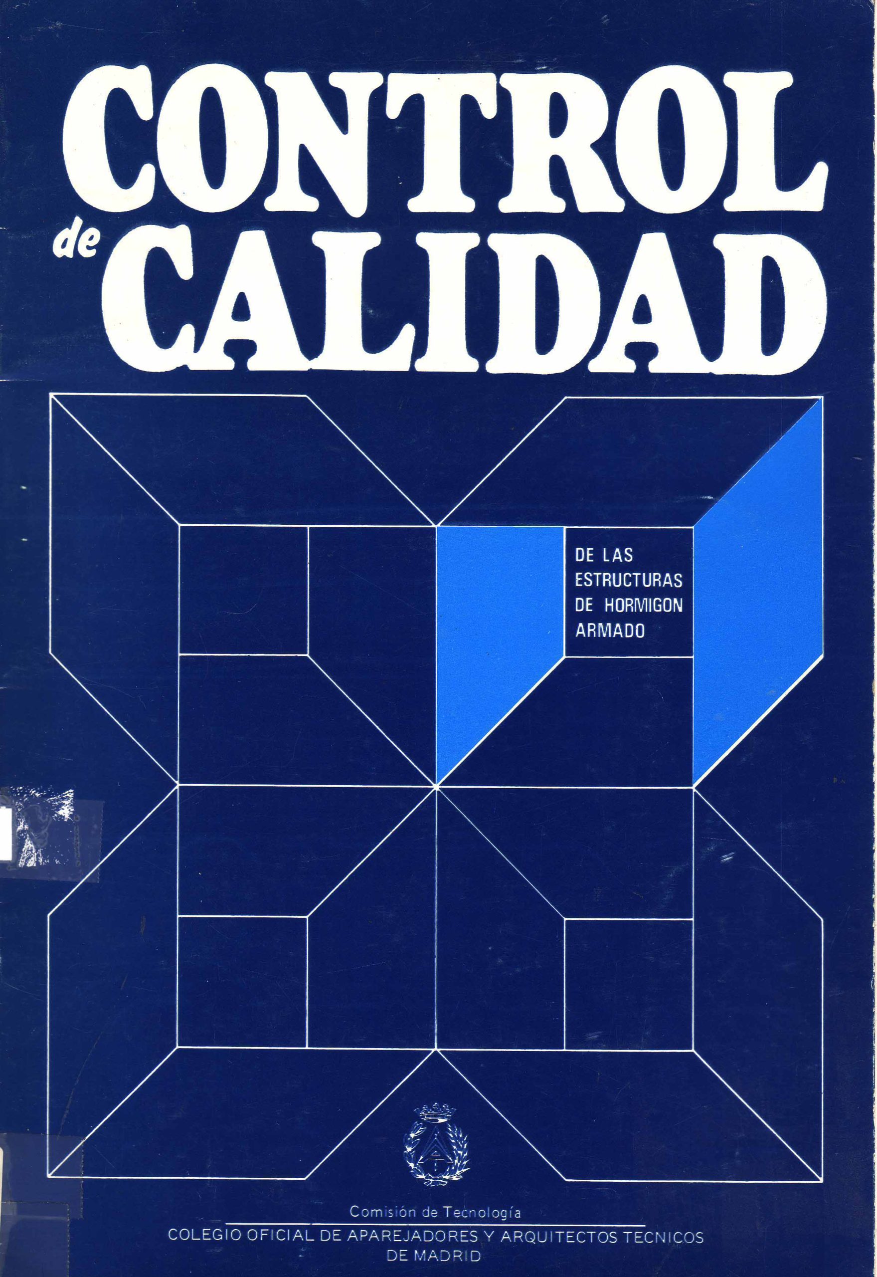CONTROL DE CALIDAD DE LAS ESTRUCTURAS DE HORMIGON ARMADO