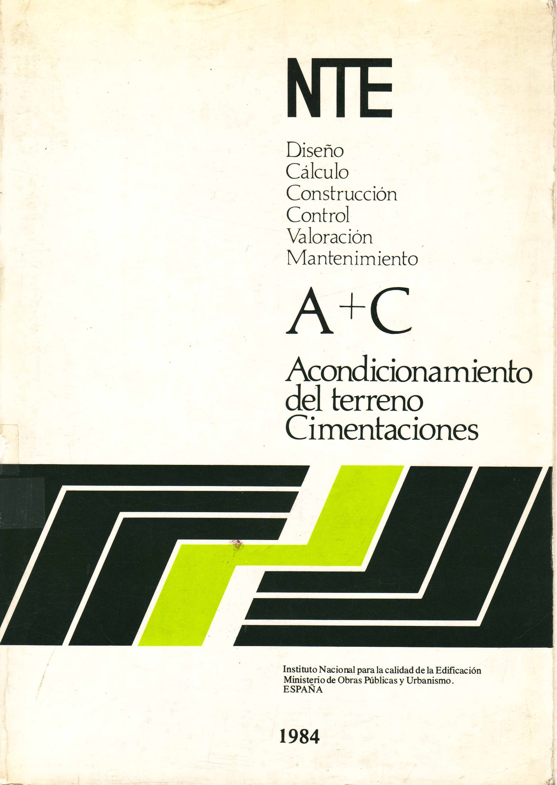 NTE ACONDICIONAMIENTO DEL TERRENO CIMENTACIONES