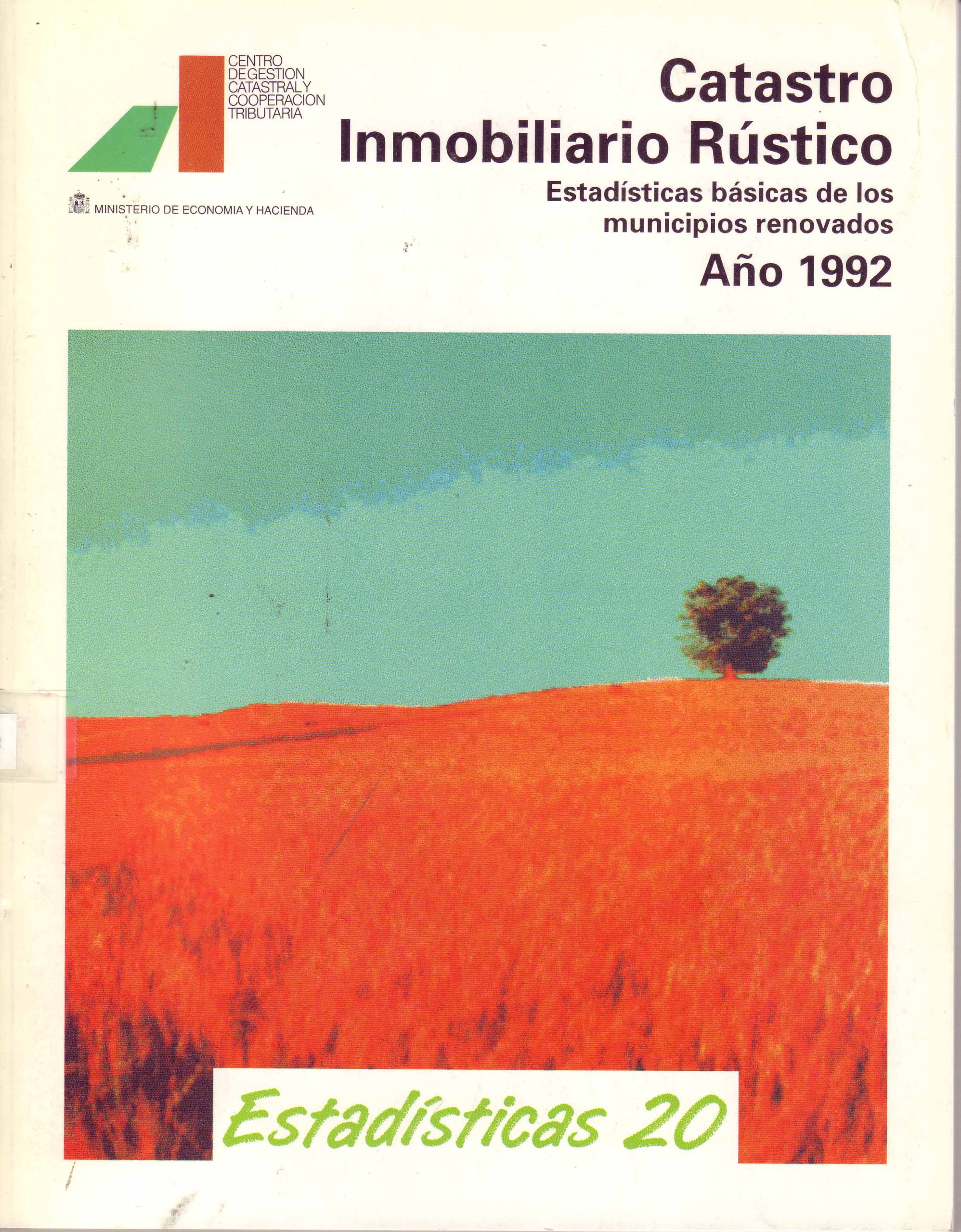 CATASTRO INMOBILIARIO RÚSTICO 1992