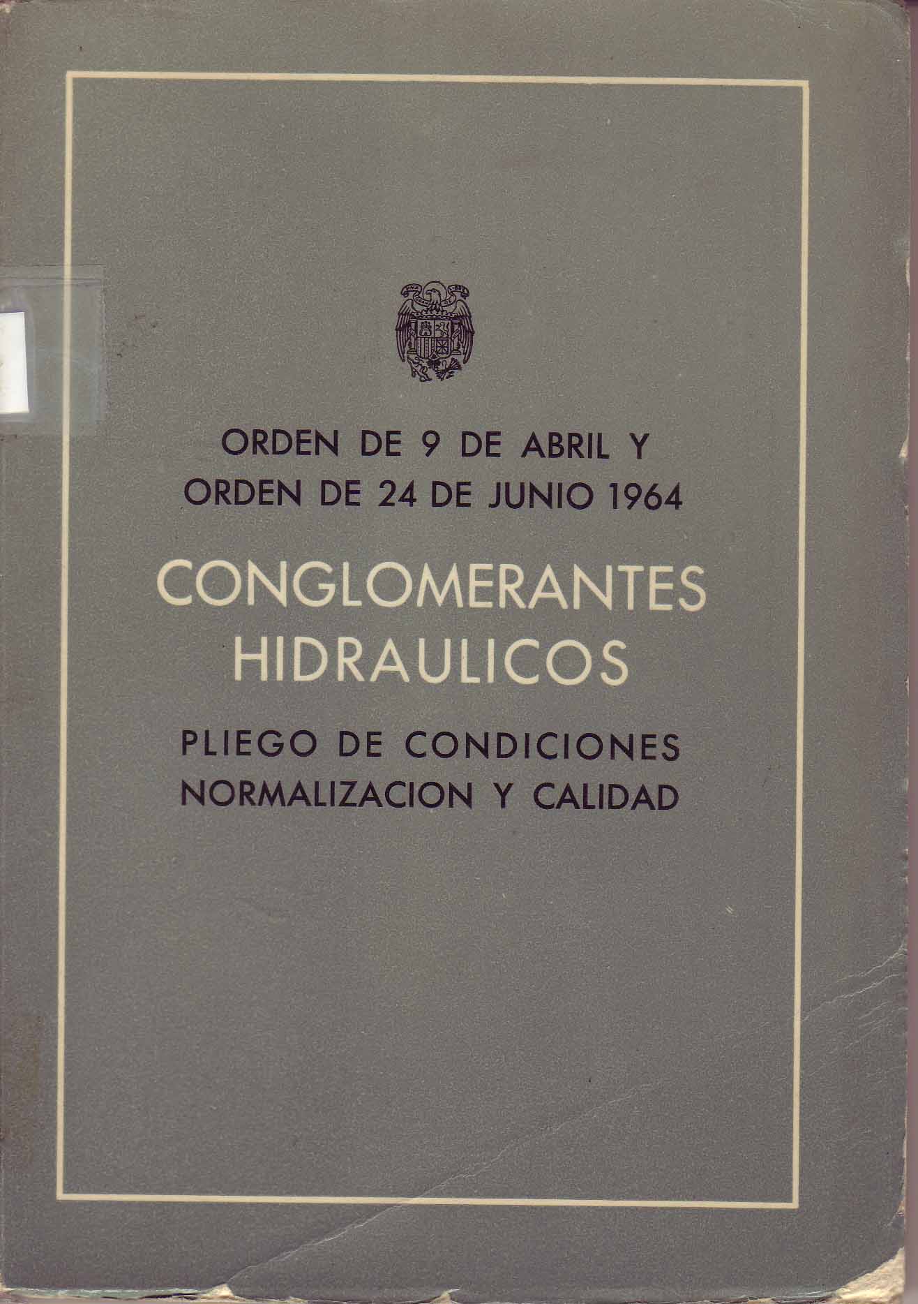 CONGLOMERANTES HIDRAULICOS
