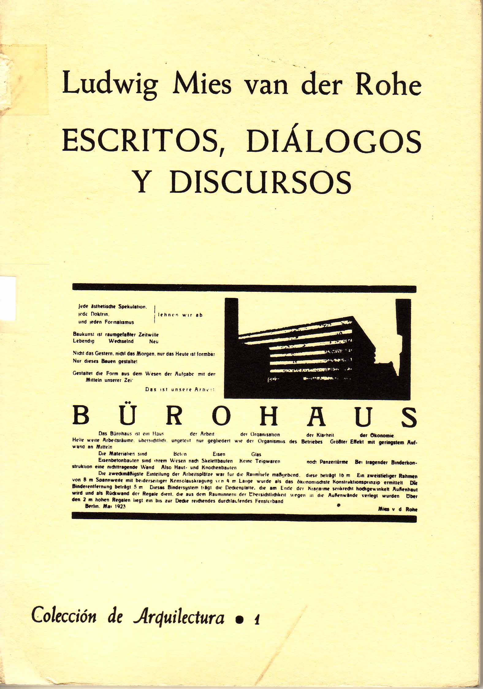 ESCRITOS, DIÁLOGOS Y DISCURSOS