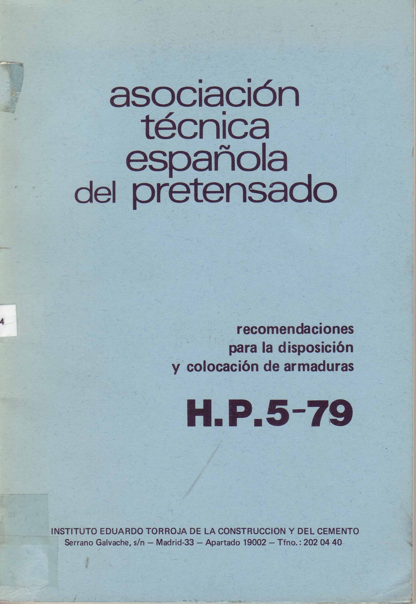 ASOCIACION TECNICA ESPAÑOLA DE PRETENSADO