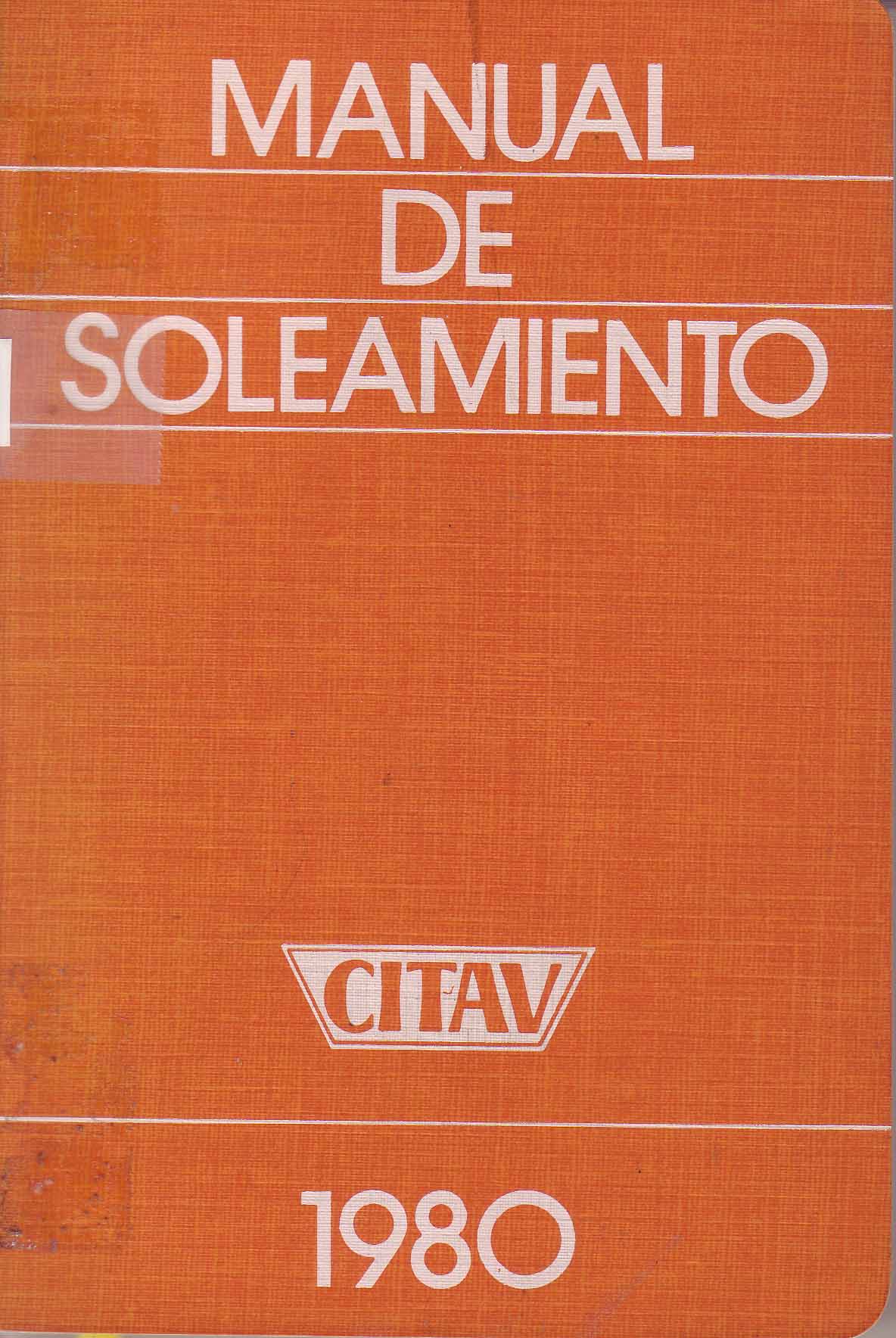 MANUAL DE SOLEAMIENTO