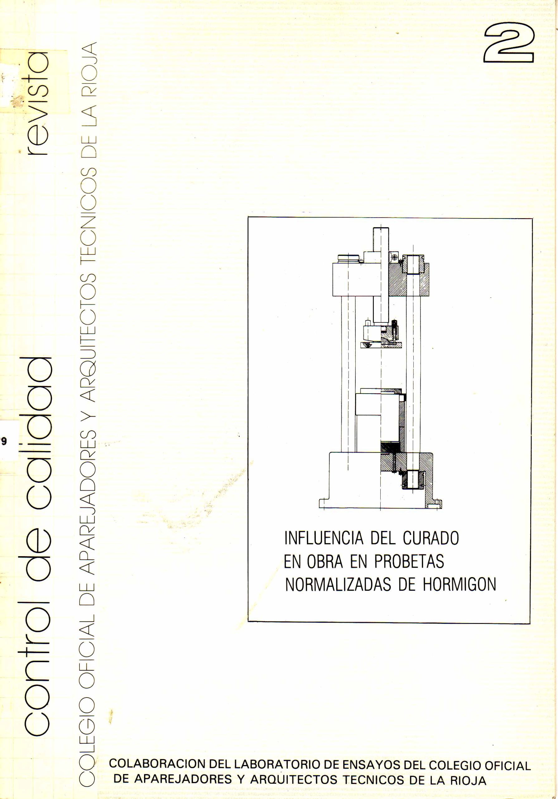 INFLUENCIA DEL CURADO EN OBRA EN PROBETAS NORMALIZADAS DE HORMIGON
