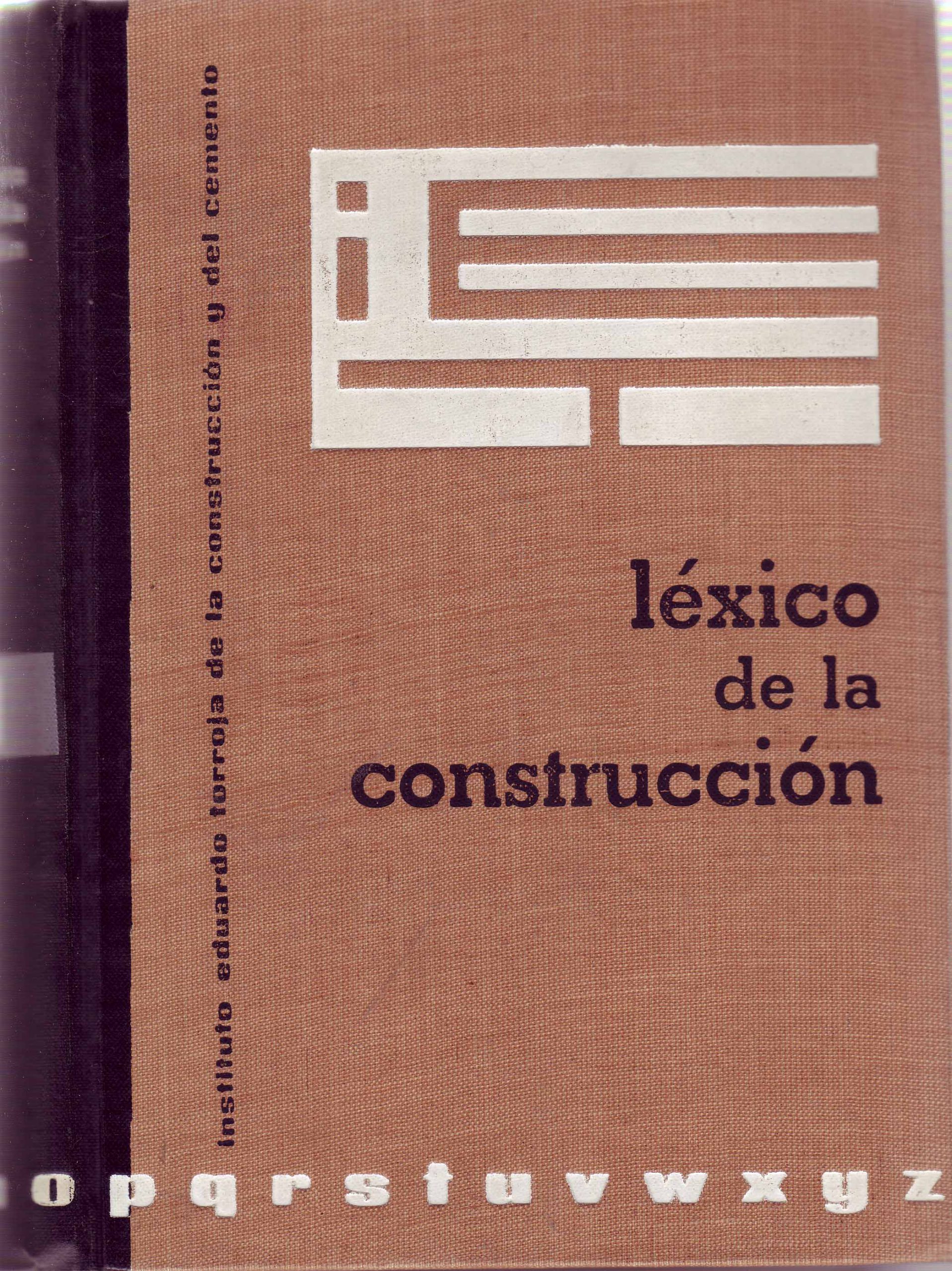 LEXICO DE LA CONSTRUCCION