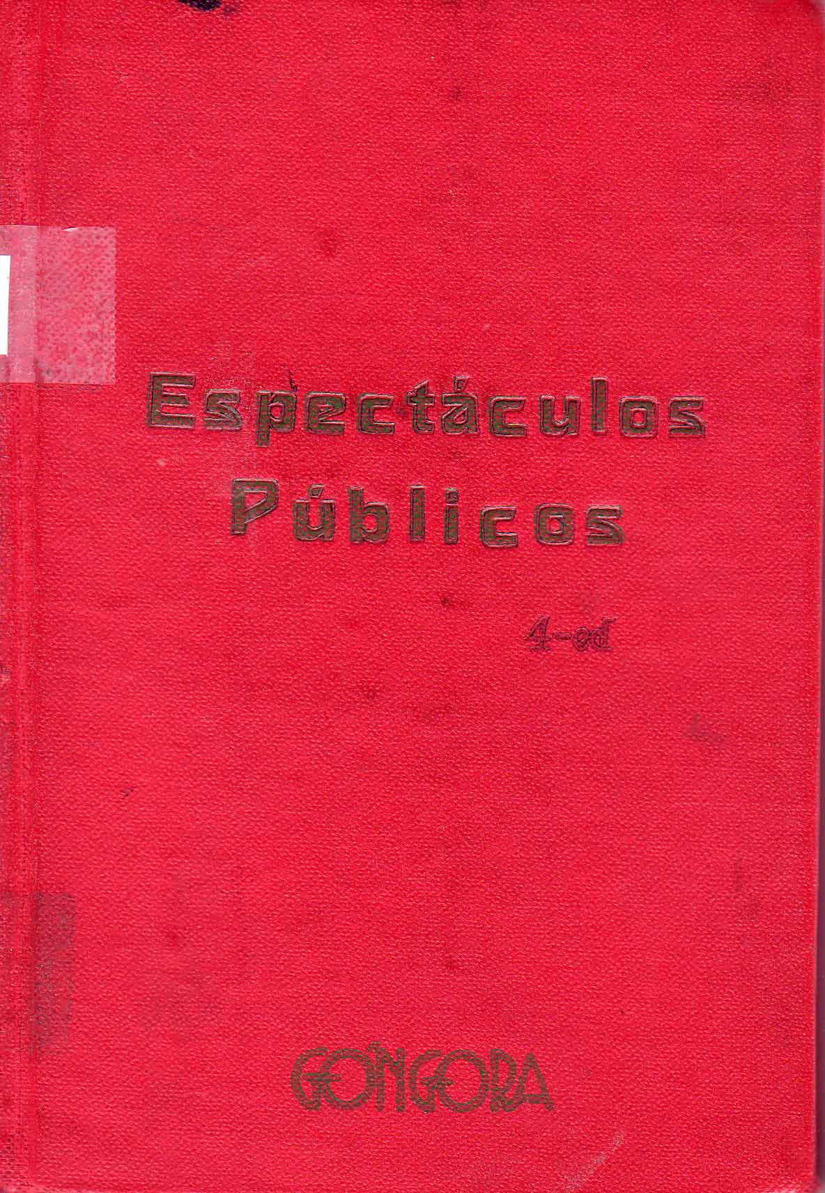 ESPECTACULOS PUBLICOS