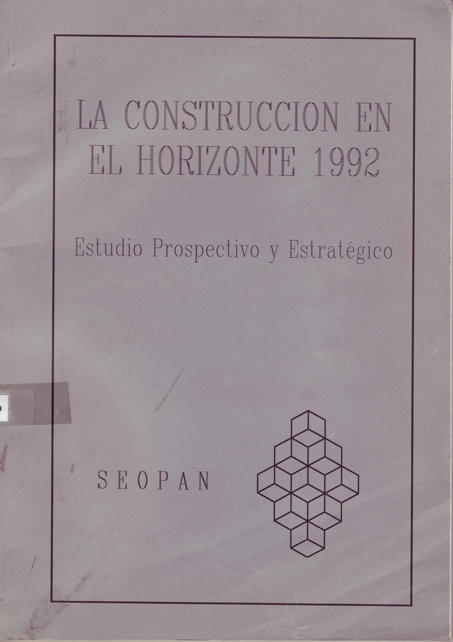 LA CONSTRUCCION EN EL HORIZONTE 1992