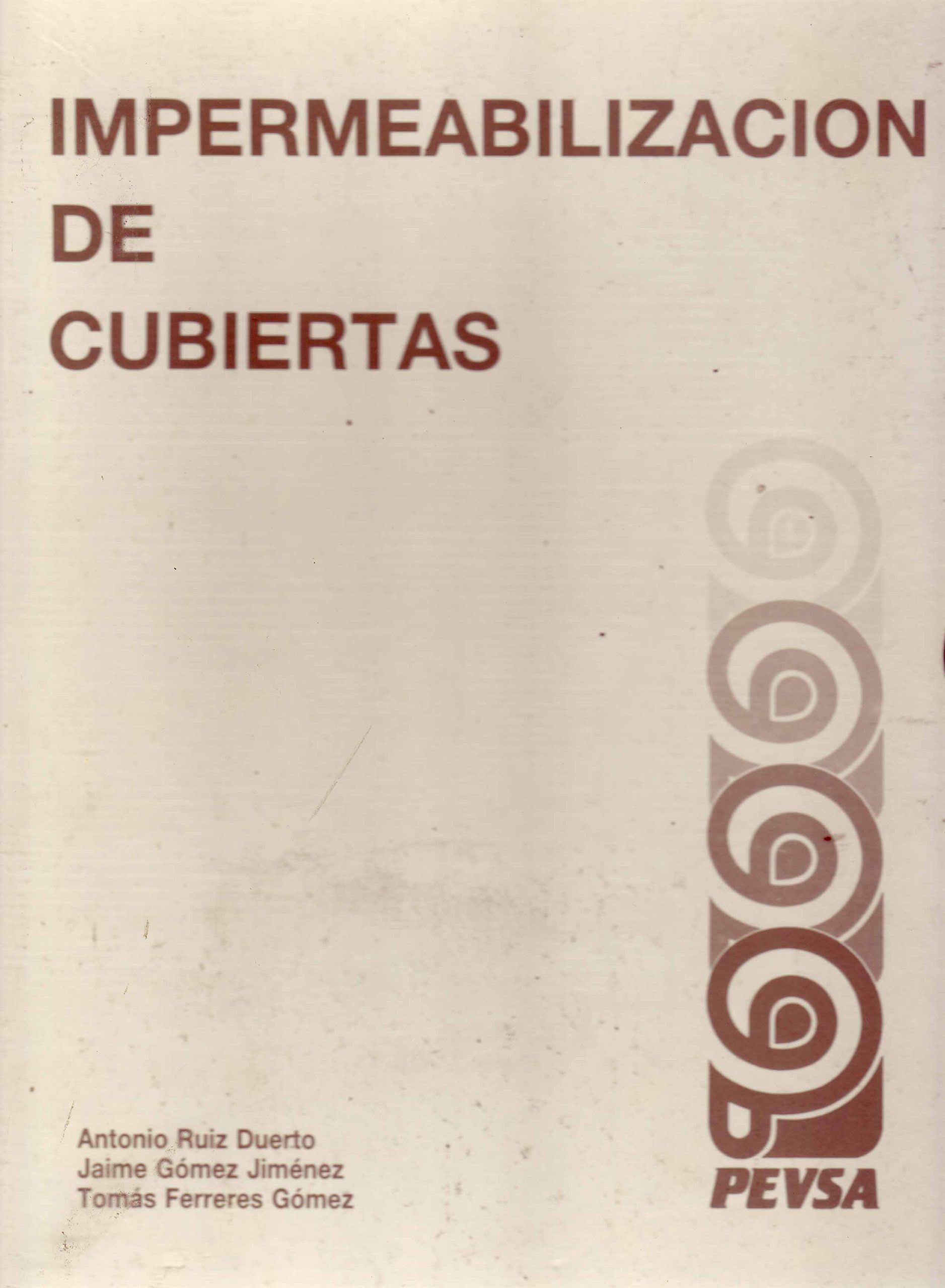 IMPERMEABILIZACION DE CUBIERTAS