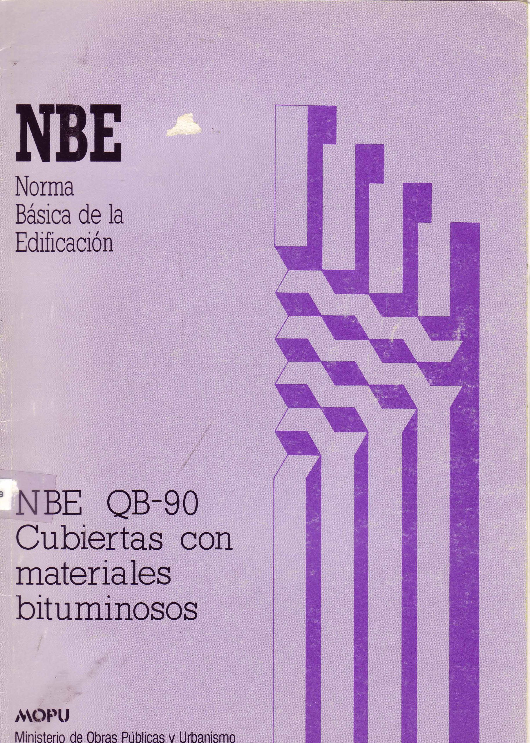 NBE QB-90 CUBEIRTAS CON MATERIALES BITUMINOSOS
