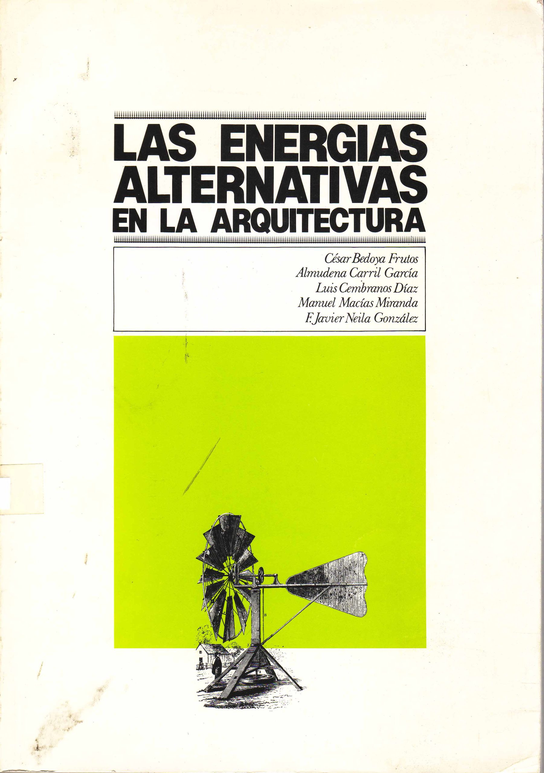 LAS ENERGIAS ALTERNATIVAS EN LA ARQUITECTURA