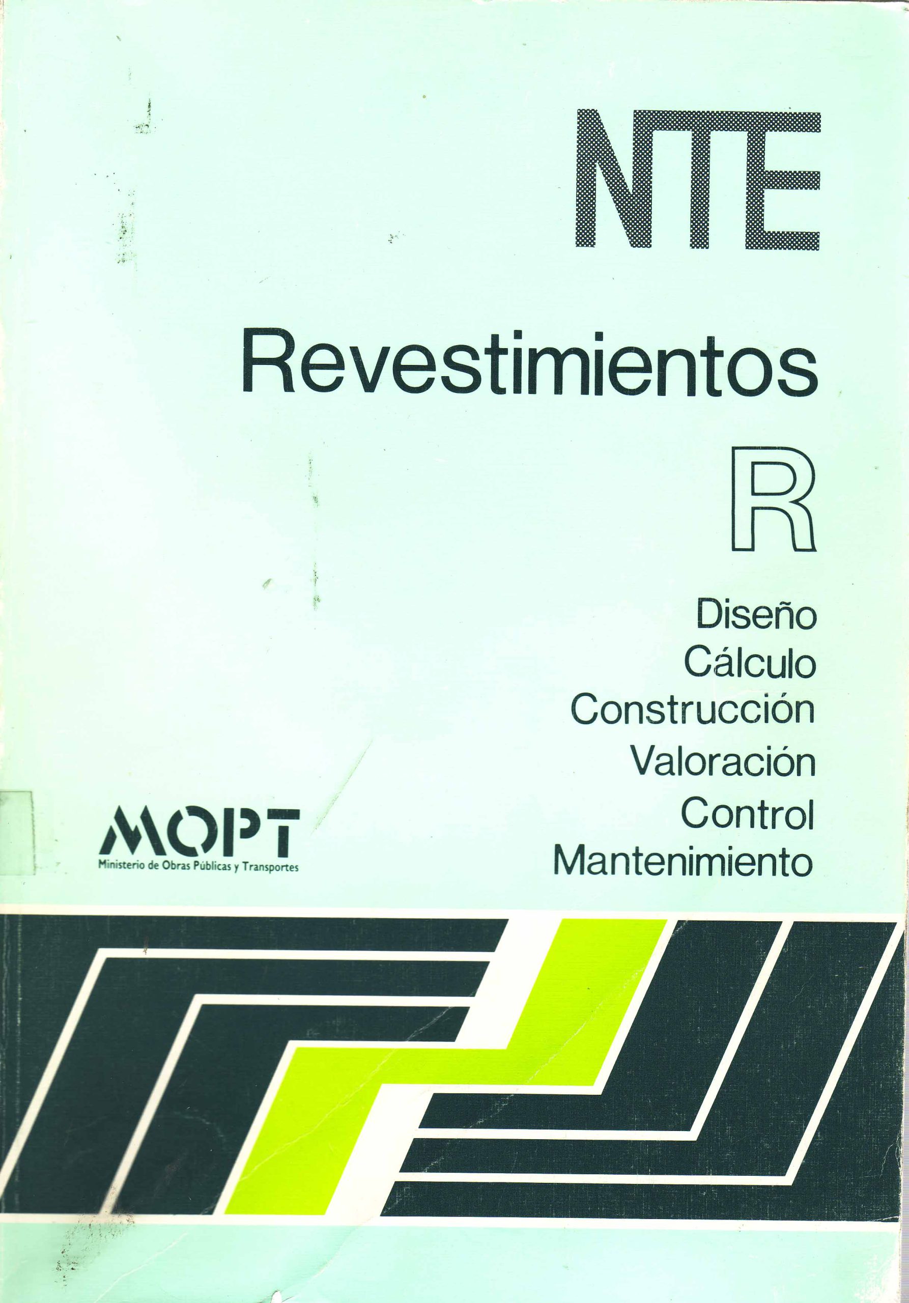 NTE. REVESTIMIENTOS