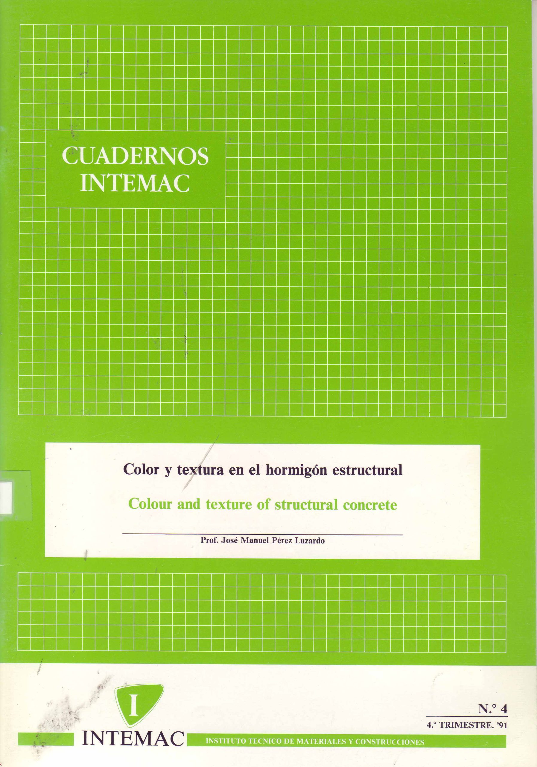 COLOR Y TEXTURA EN EL HORMIGON ESTRUCTURAL