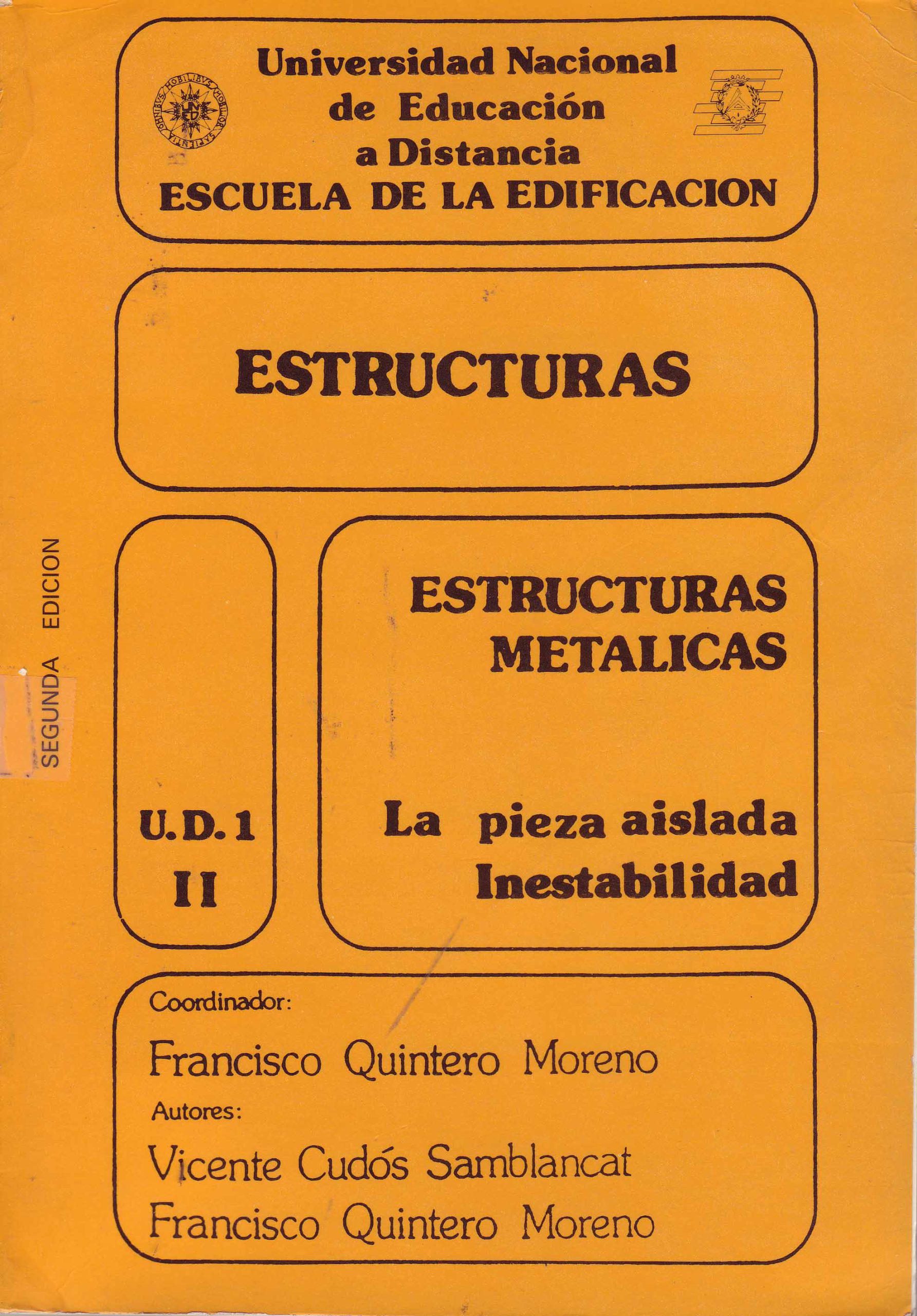 ESTRUCTURAS METALICAS. LA PIEZA AISLADA INESTABILIDAD