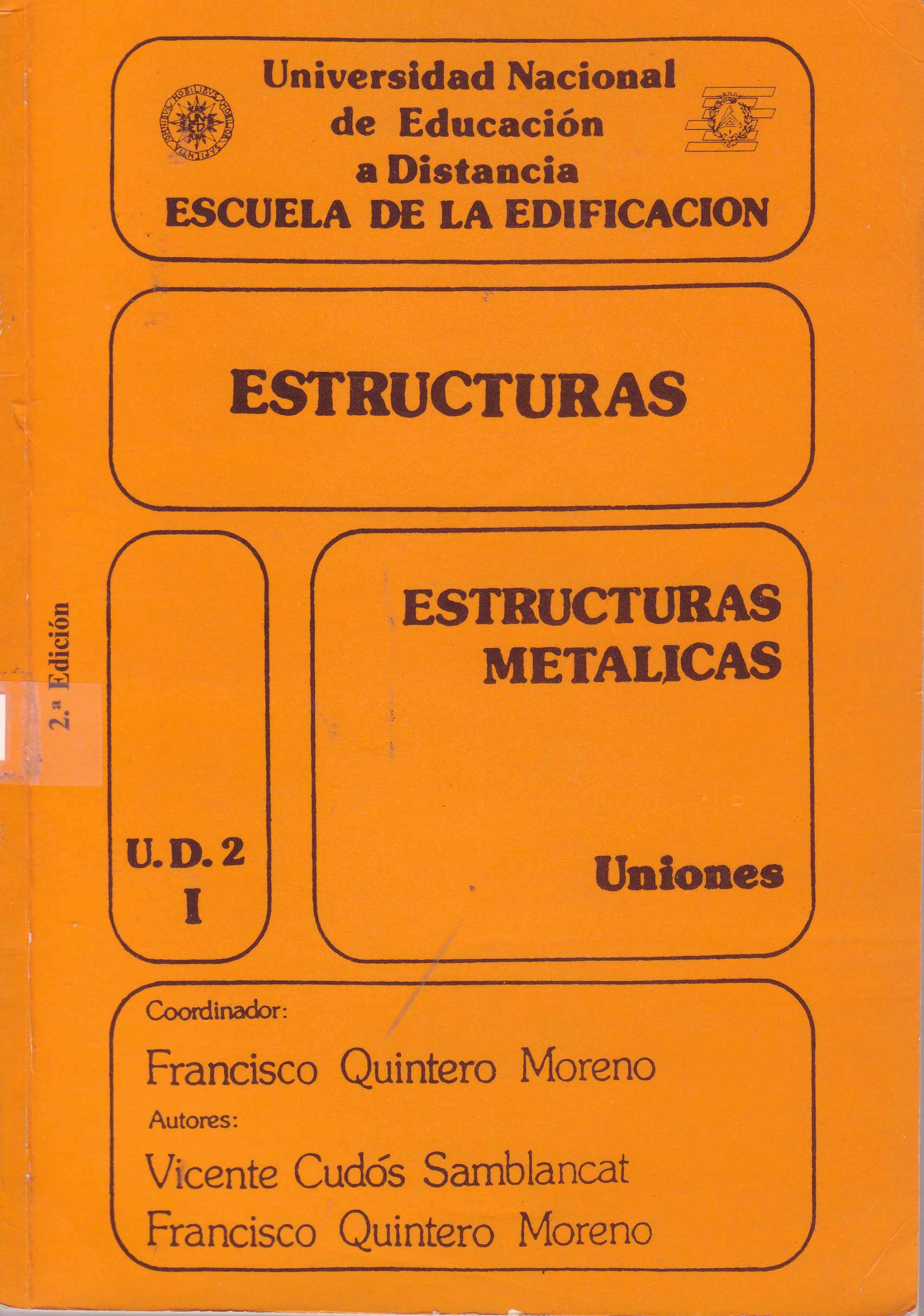 ESTRUCTURAS METALICAS. UNIONES