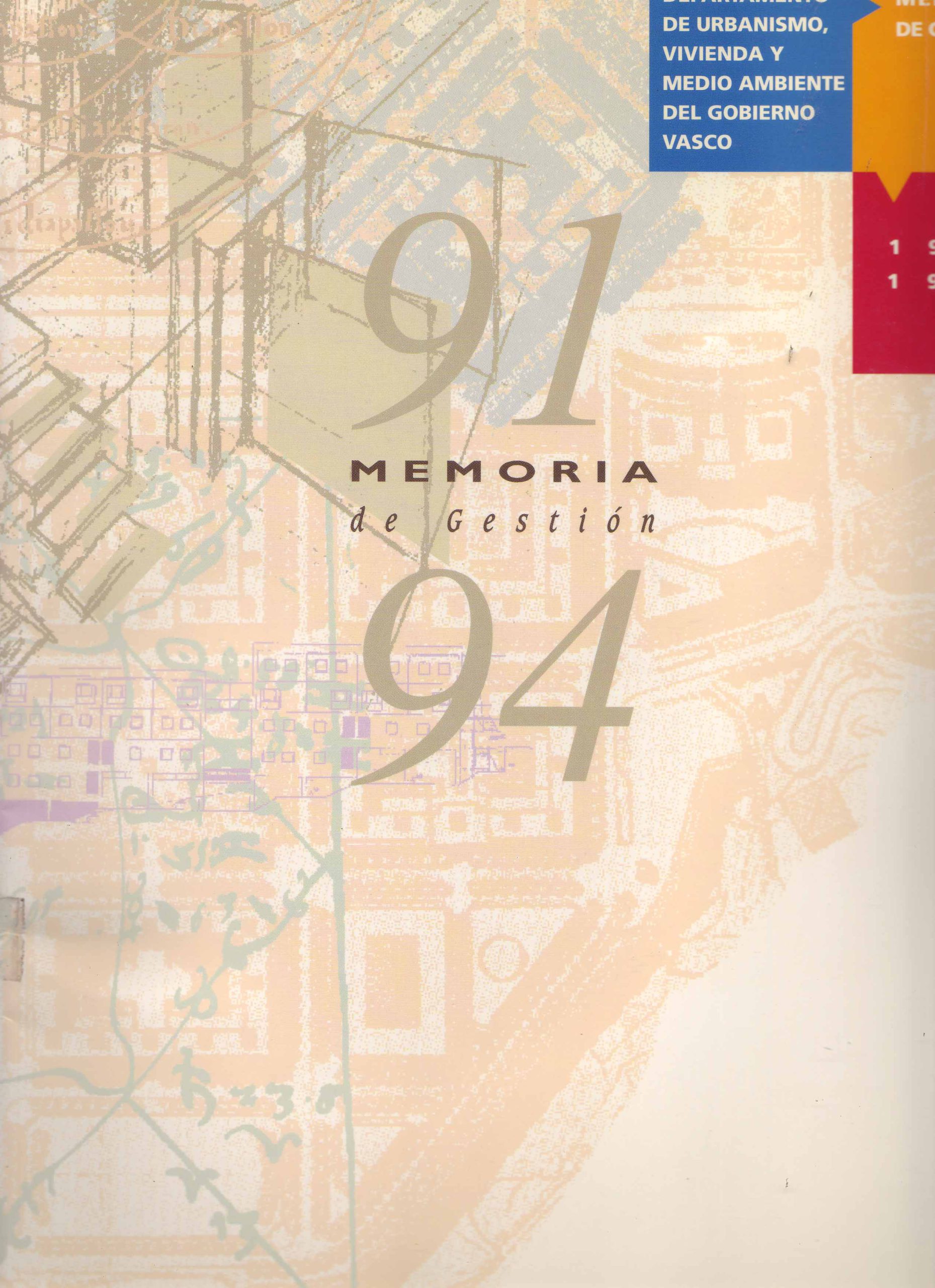 MEMORIA DE GESTIÓN 91 – 94