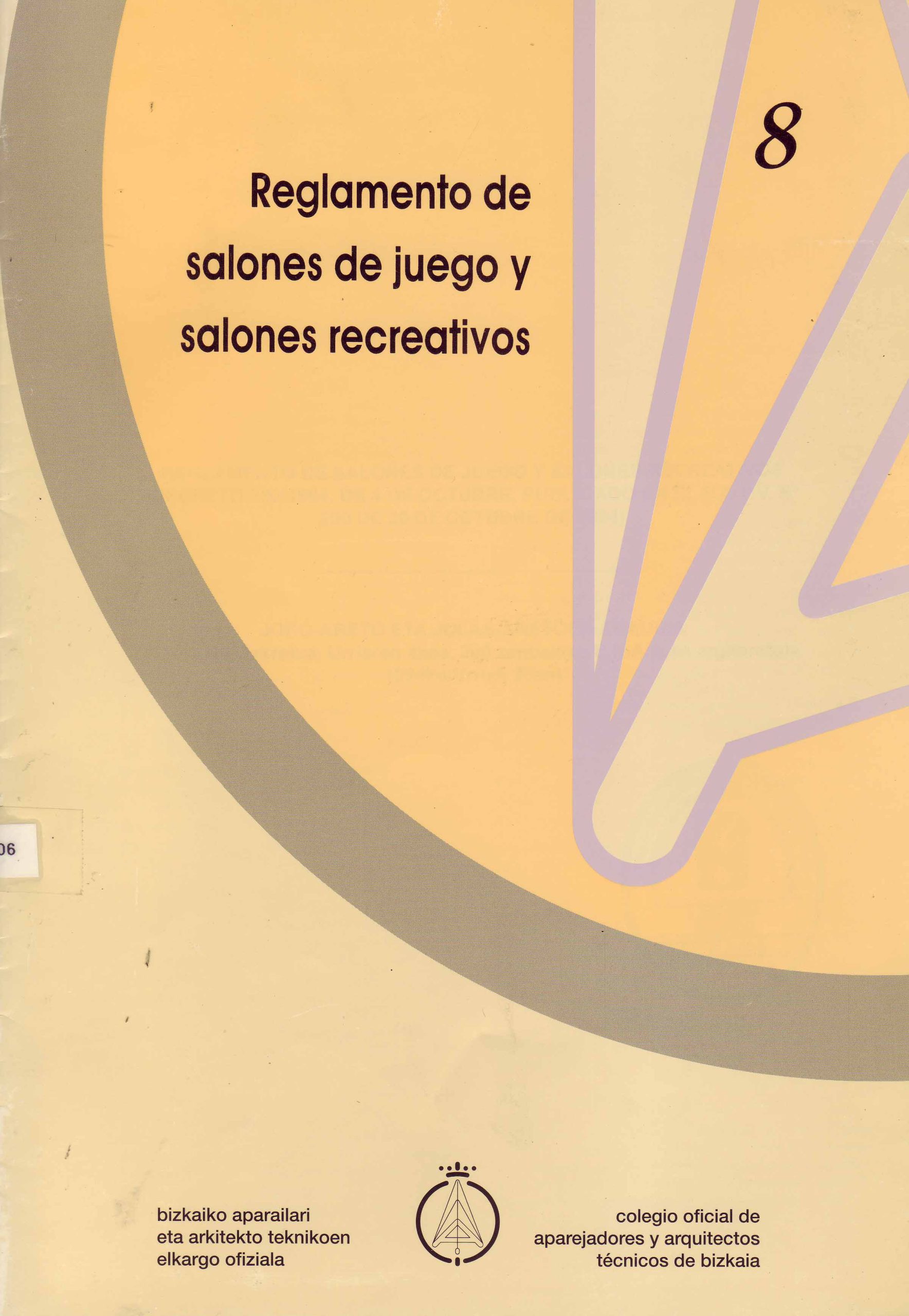 REGLAMENTO DE SALONES DE JUEGO Y SALONES RECREATIVOS