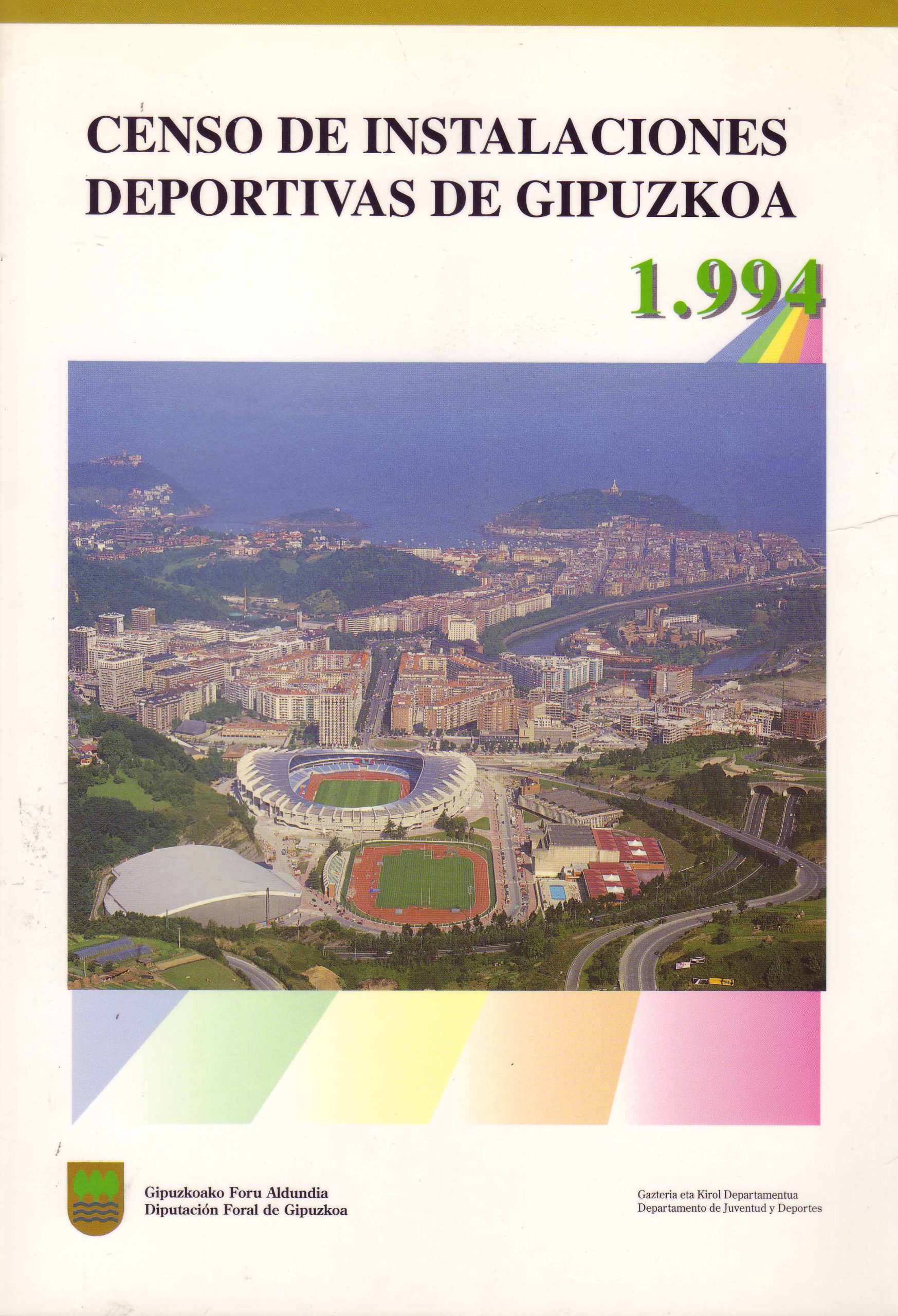CENSO DE INSTALACIONES DEPORTIVAS DE GIPUZKOA 1994