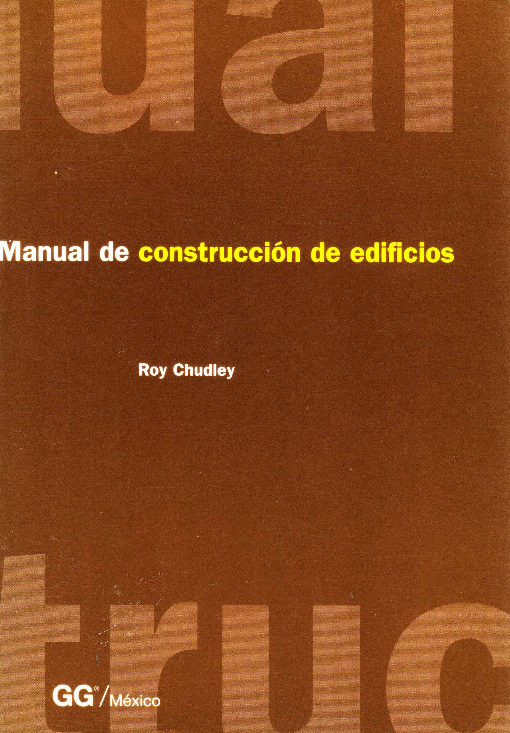 MANUAL DE CONSTRUCCION DE EDIFICIOS