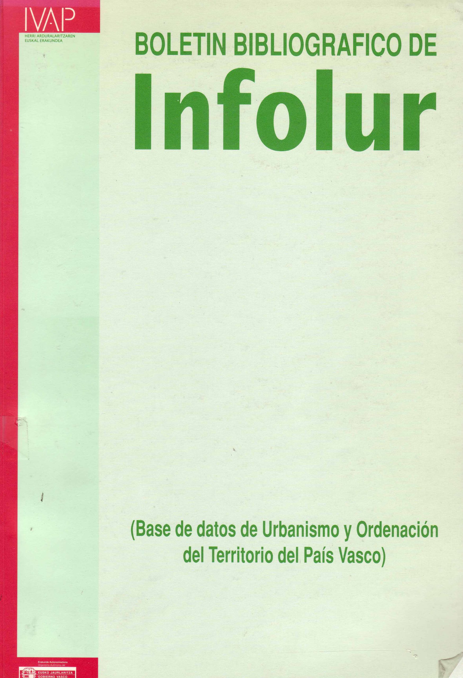 BOLETIN BIBLIOGRAFICO DE INFOLUR
