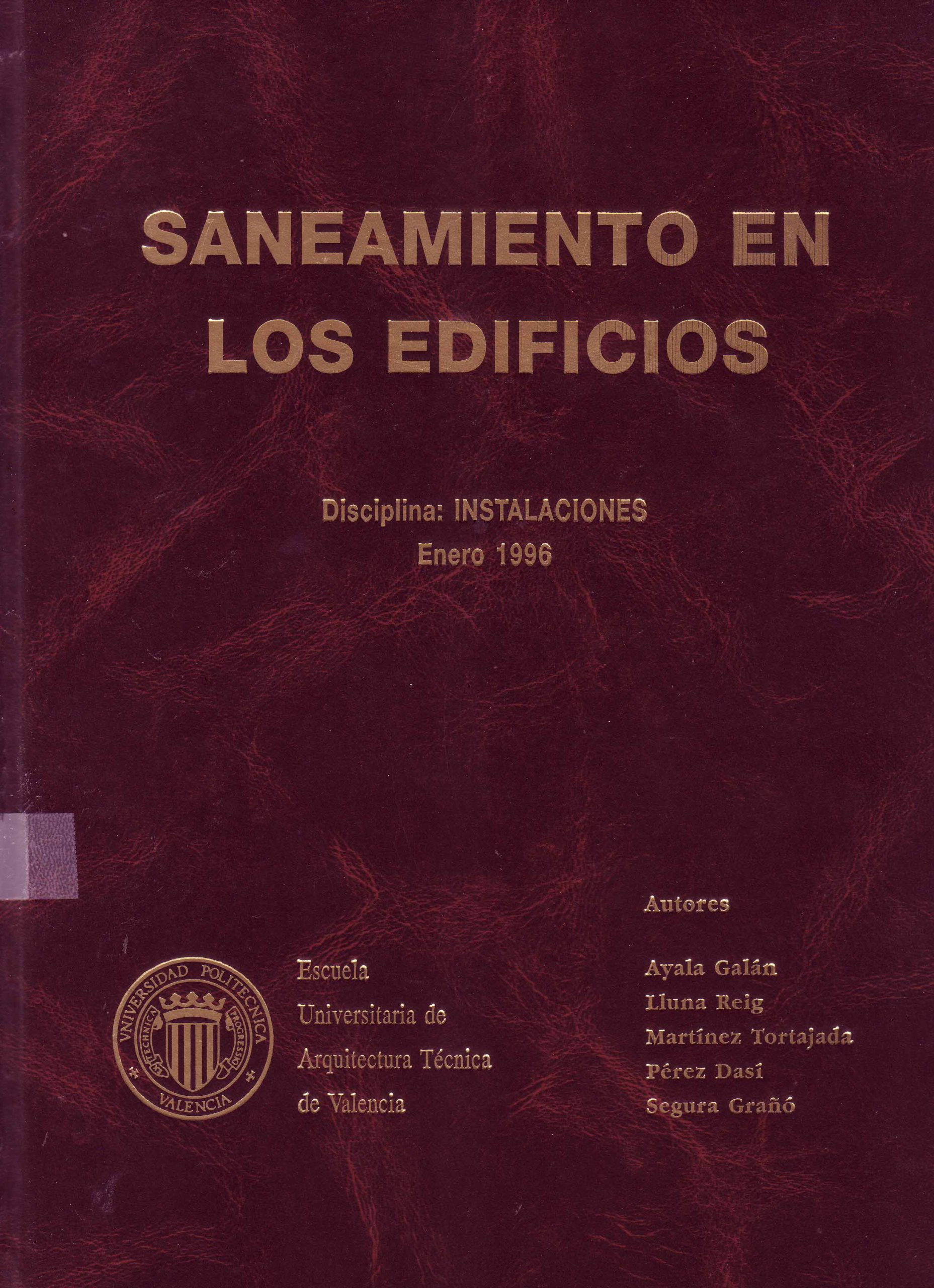 SANEAMIENTO EN LOS EDIFICIOS
