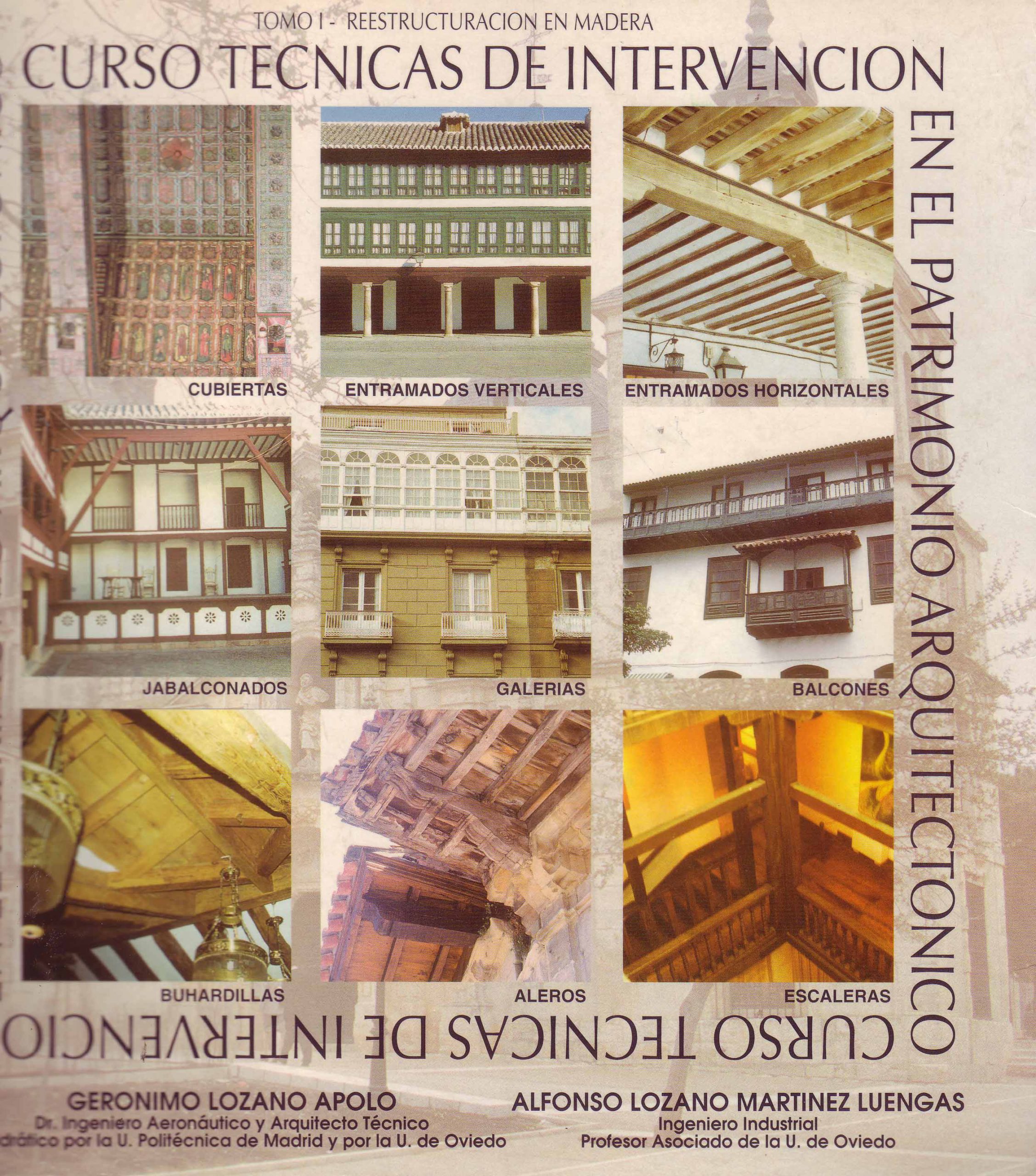 CURSO TECNICAS DE INTERVENCION EN EL PATRIMONIO ARQUITECTONICO