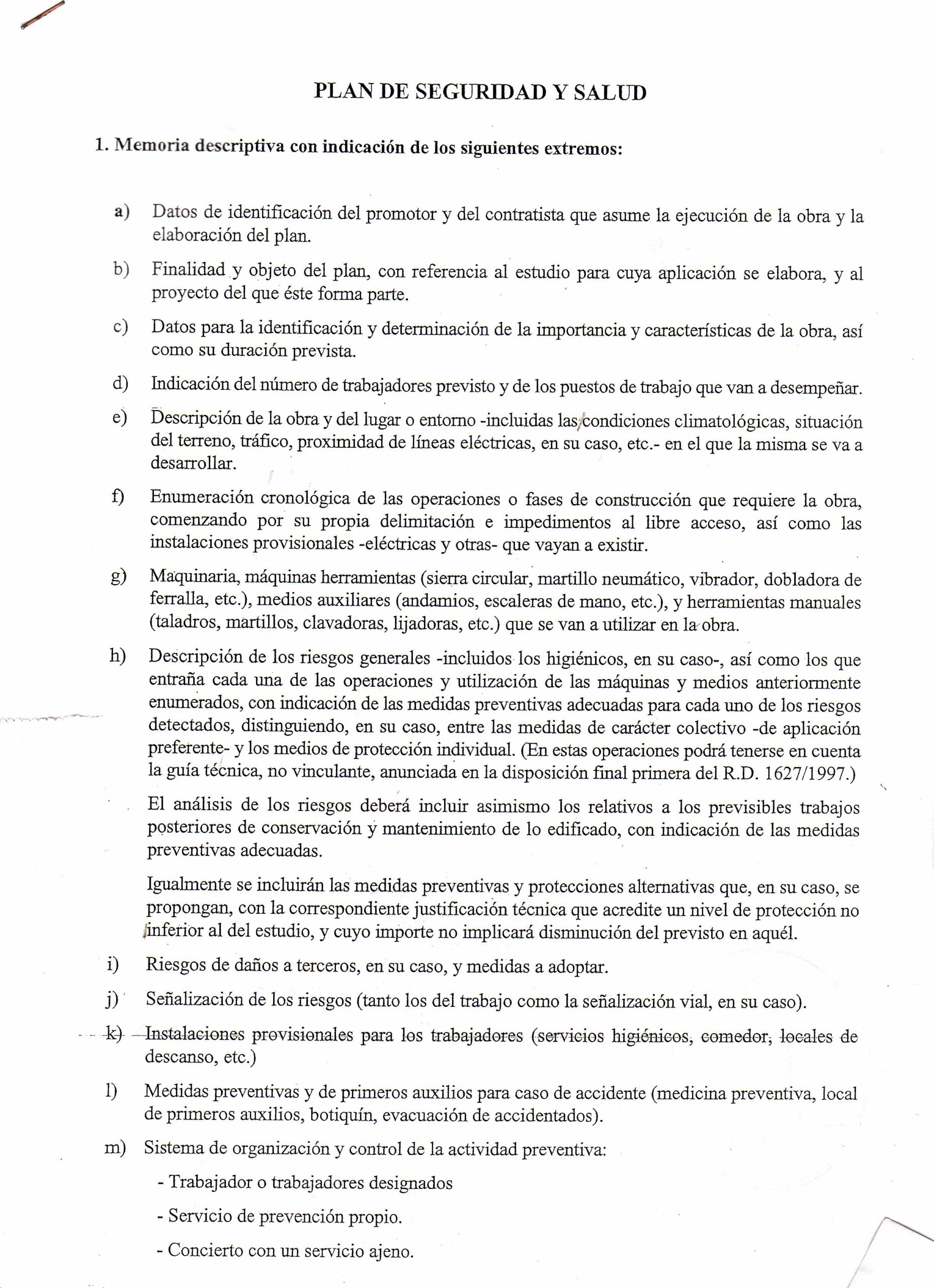 PLAN DE SEGURIDAD Y SALUD