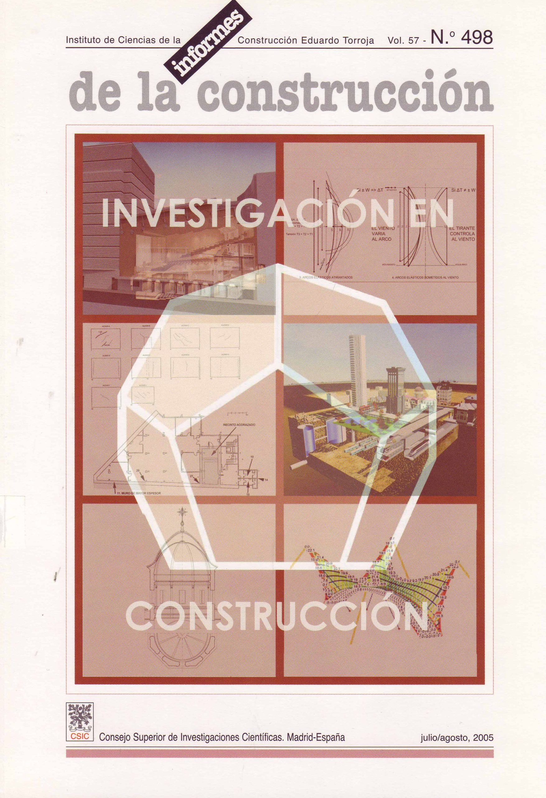 INFORMES DE LA CONSTRUCCIÓN – INVESTIGACIÓN EN CONSTRUCCIÓN