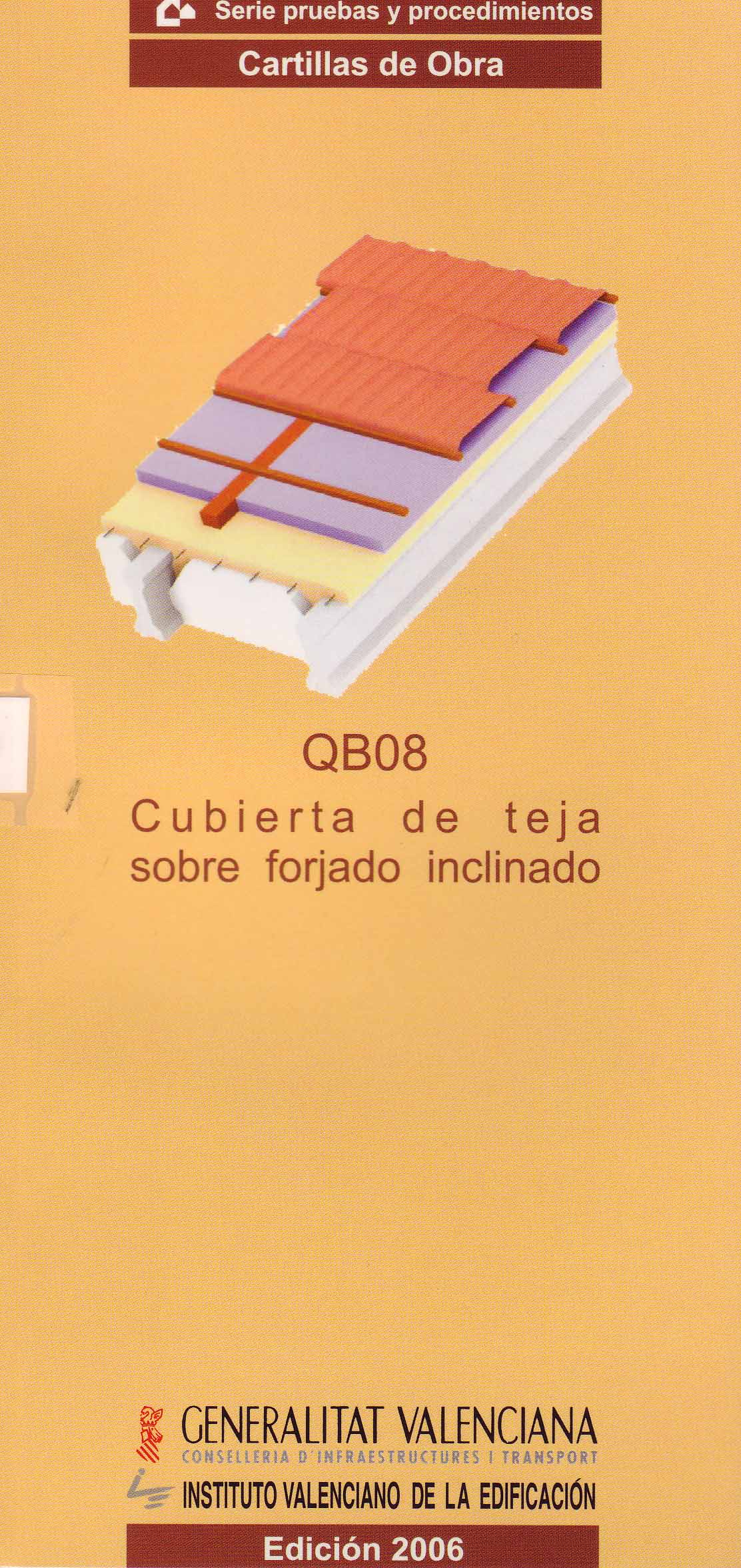 CUBIERTA DE TEJA SOBRE FORJADO INCLINADO