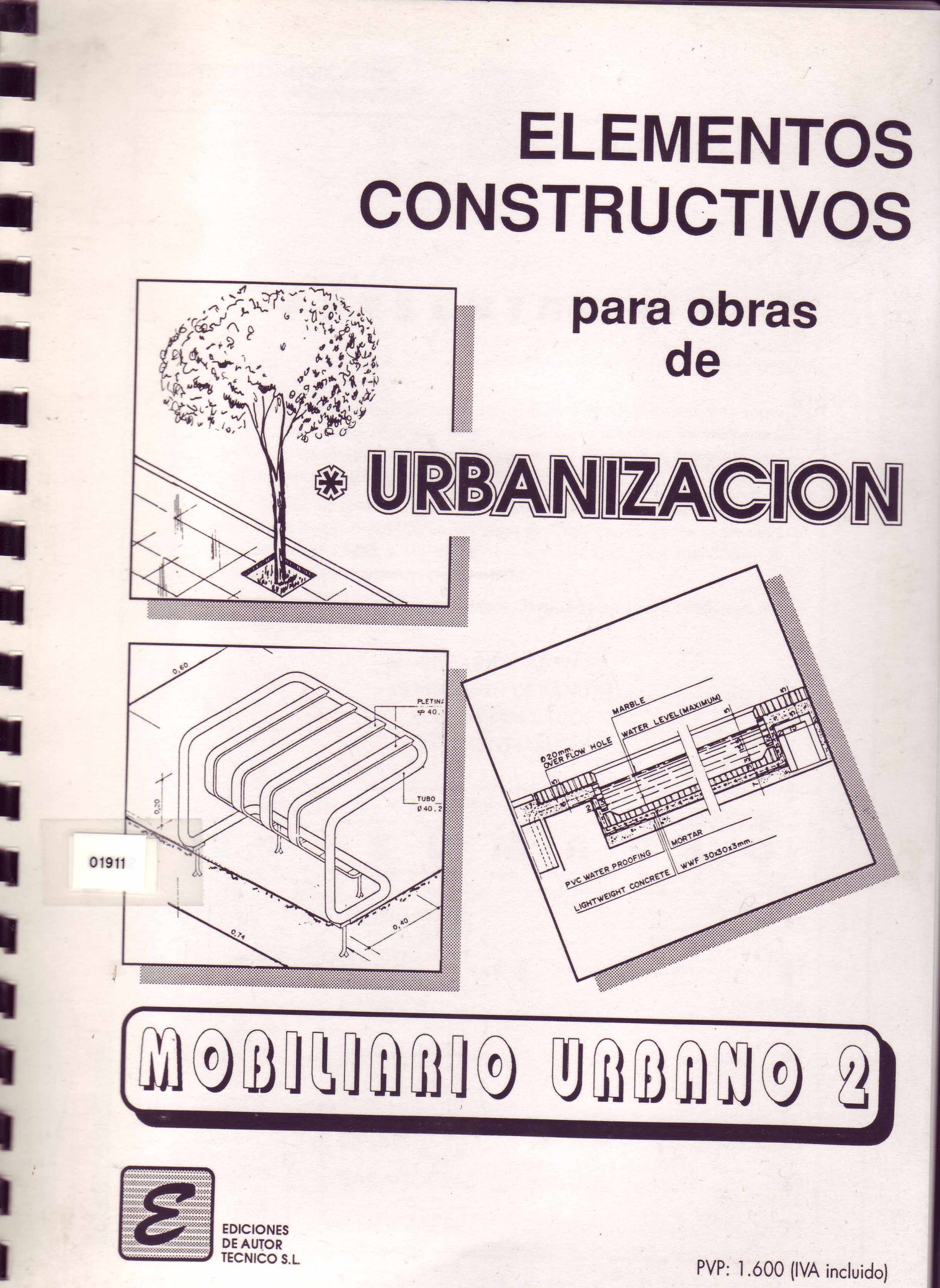 ELEMENTOS CONSTRUCTIVOS PARA OBRAS DE URBANIZACION. MOBILIARIO URBANO 2