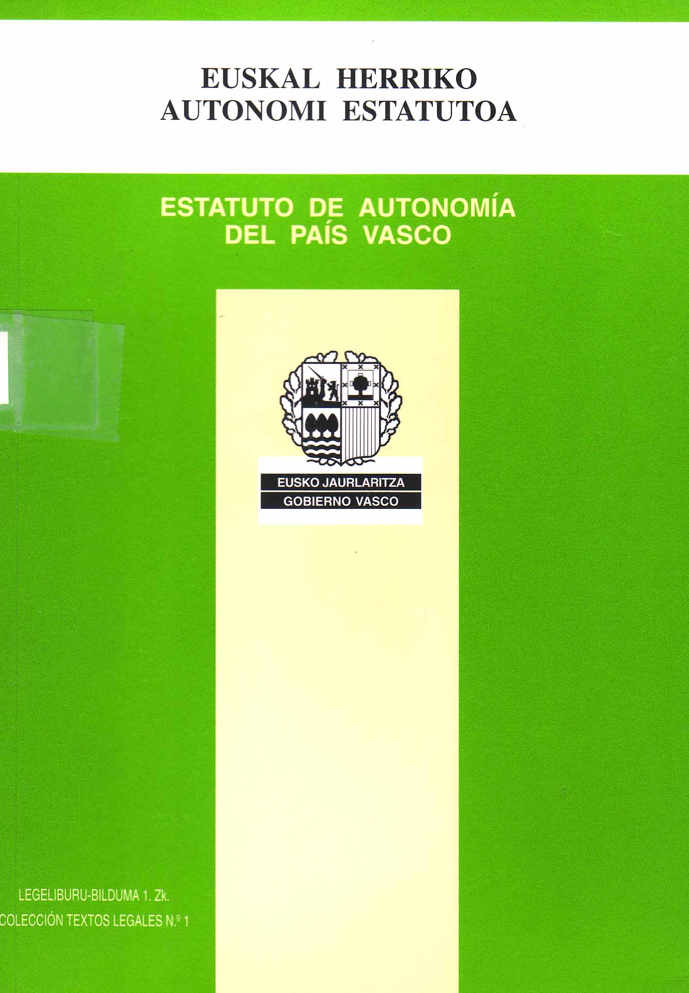ESTATUTO DE AUTONOMIA DEL PAIS VASCO