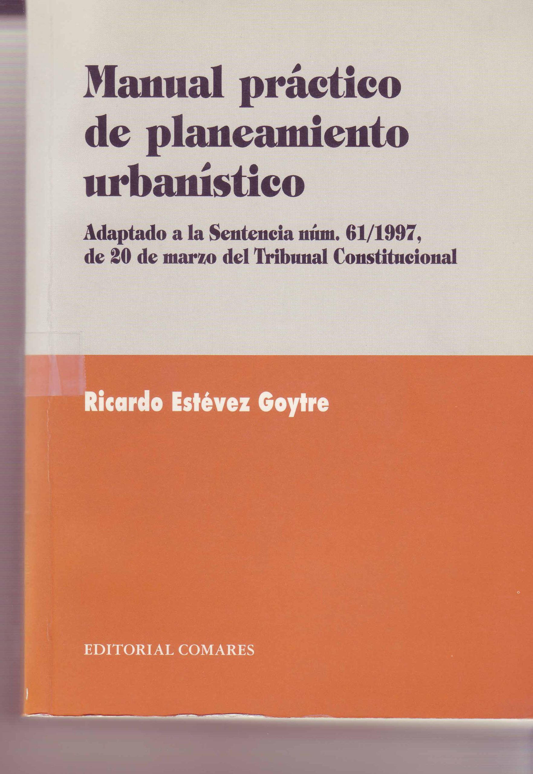 MANUAL PRACTICO DE PLANEAMIENTO URBANISTICO