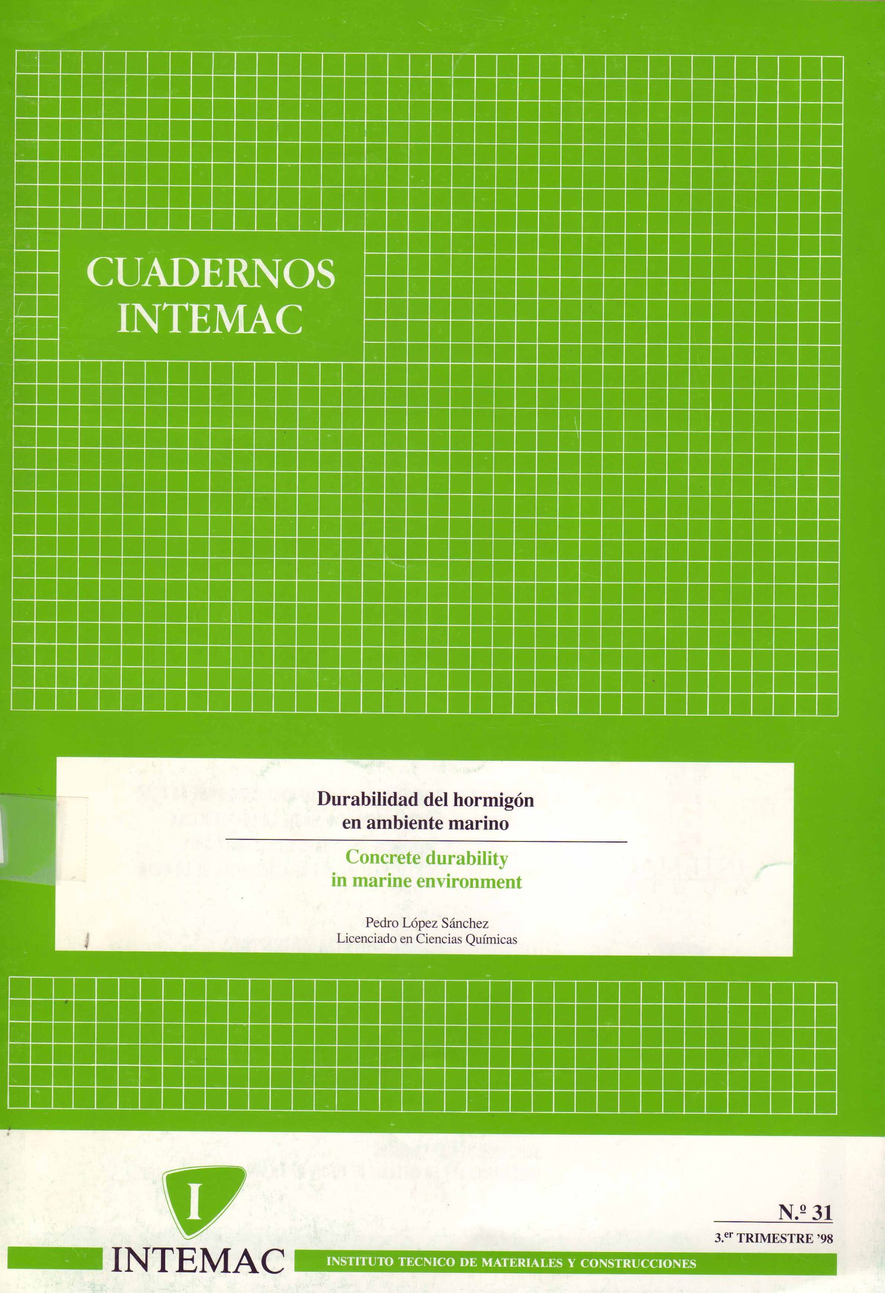 DURABILIDAD DEL HORMIGON EN AMBIENTE MARINO