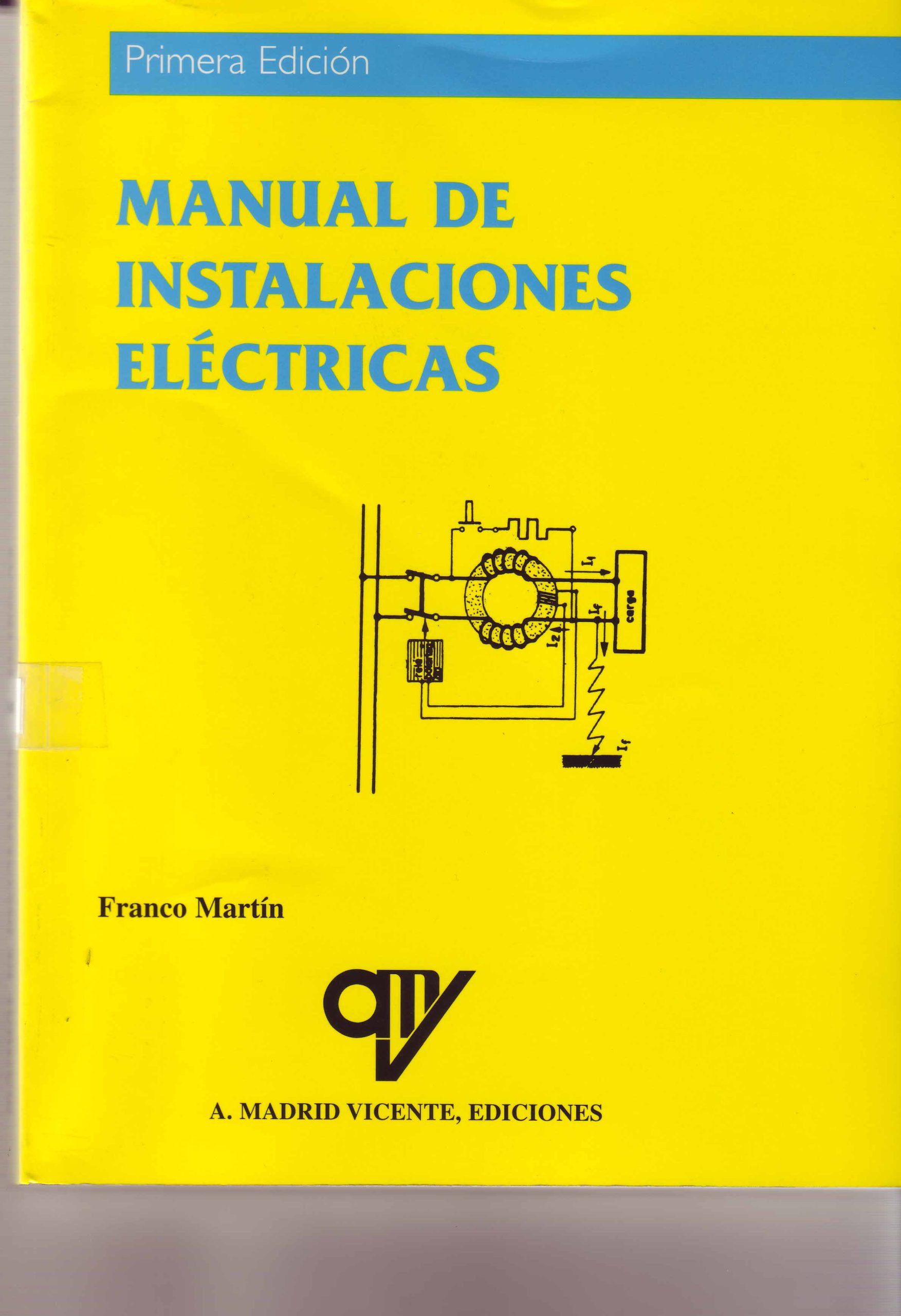 MANUAL DE INSTALACIONES ELECTRICAS