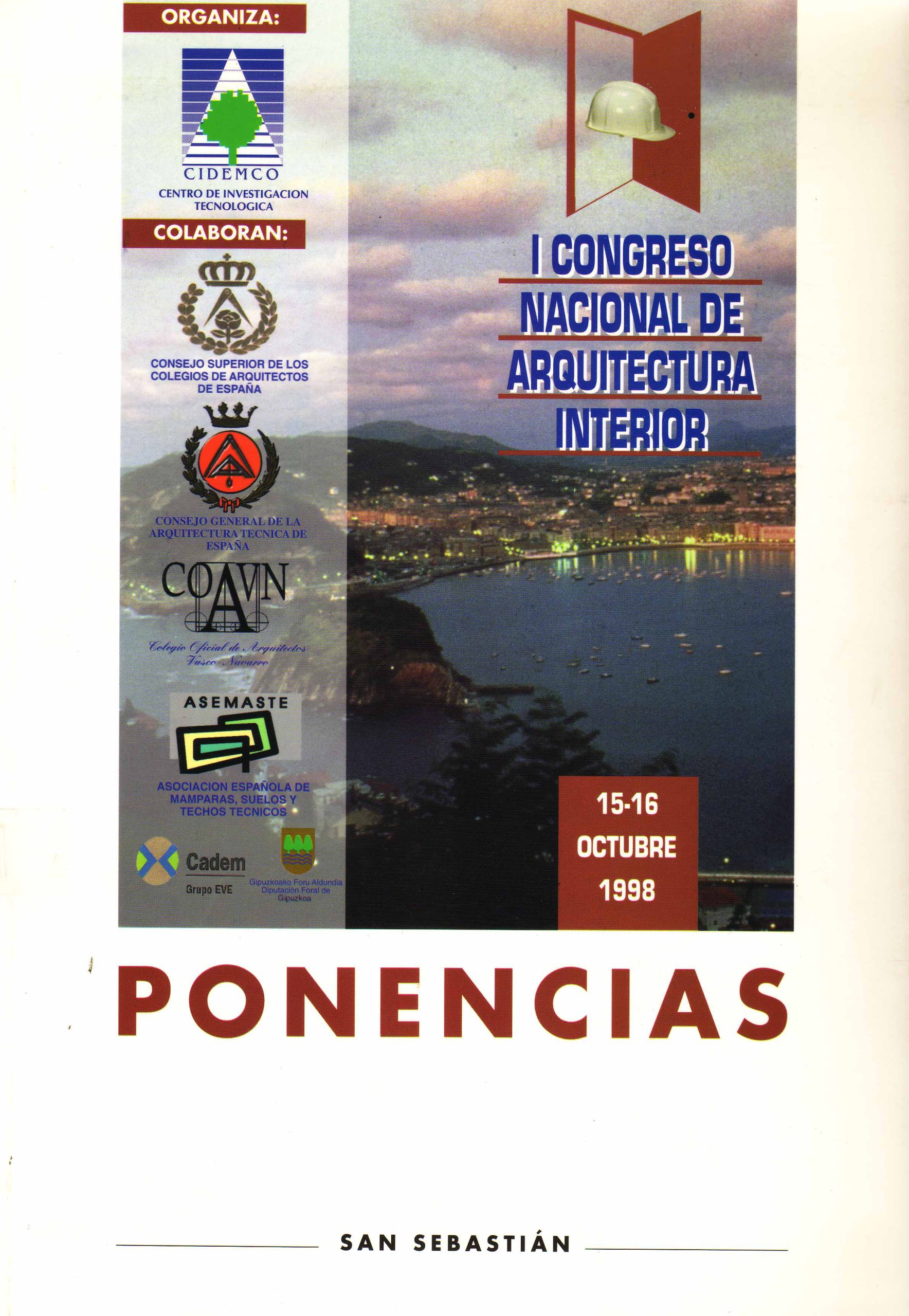 I CONGRESO NACIONAL DE ARQUITECTURA INTERIOR