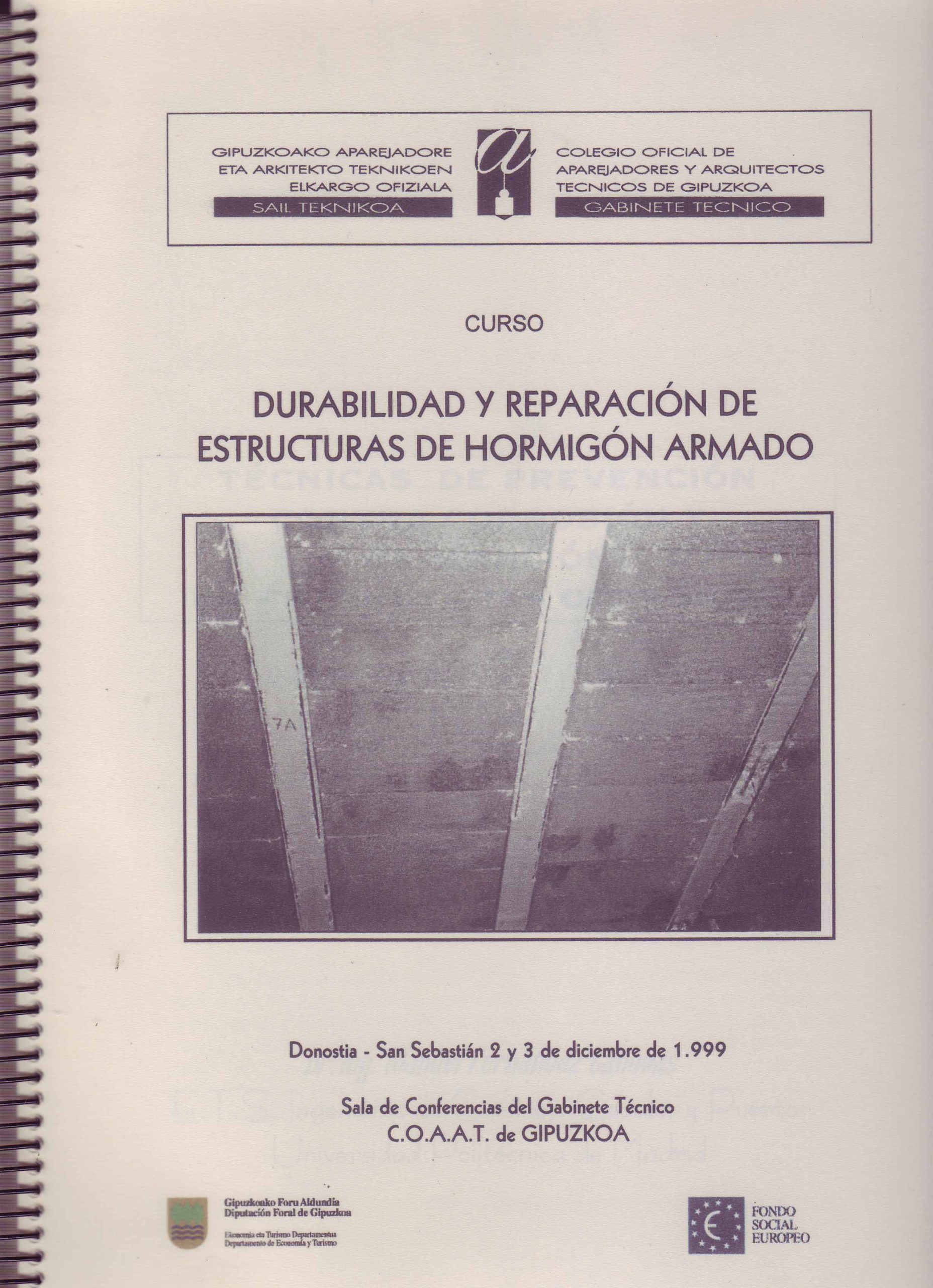 DURABILIDAD Y REPARACION DE ESTRUCTURAS DE HORMIGON ARMADO