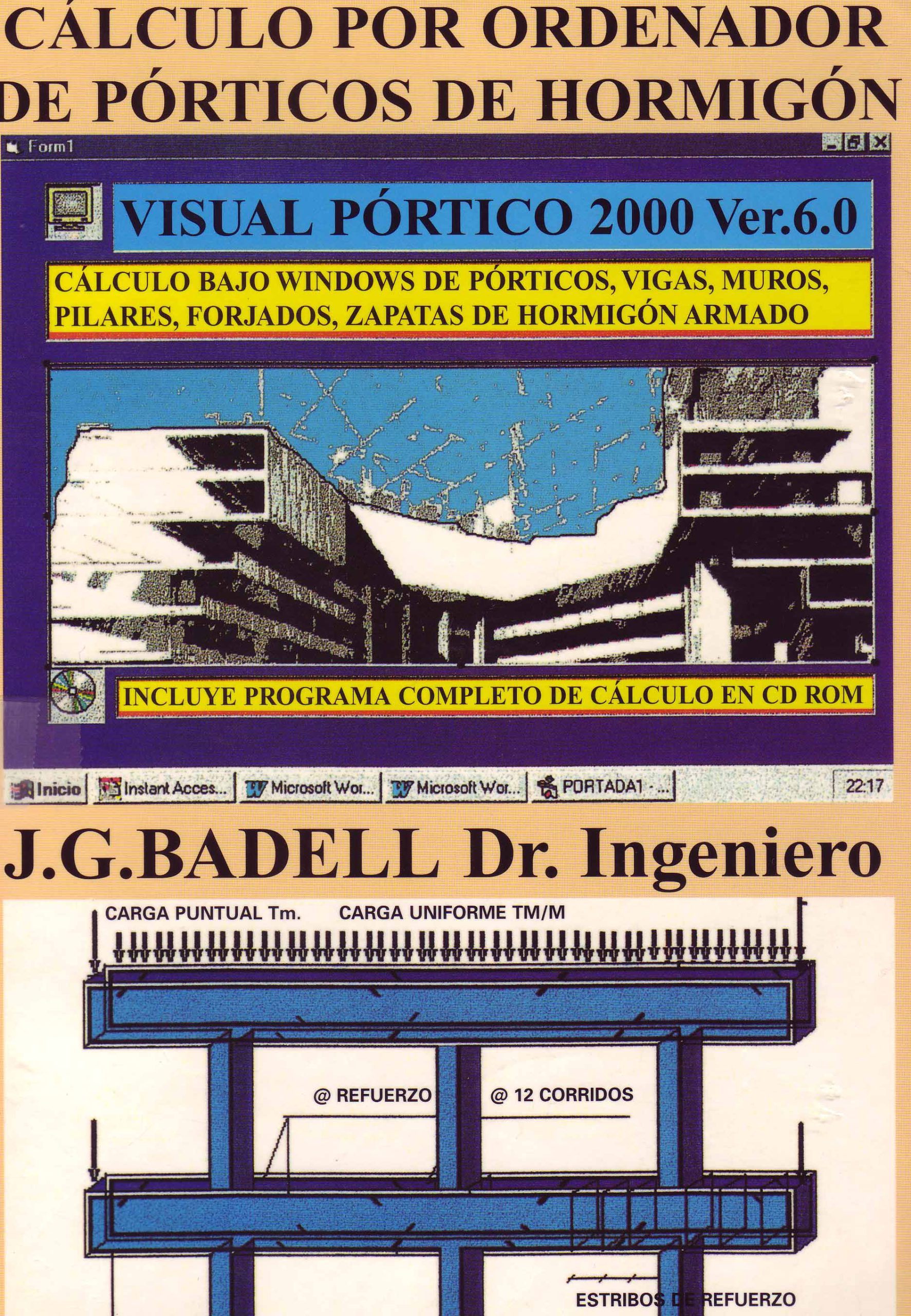 CALCULO POR ORDENADOR DE PORTICOS DE HORMIGON