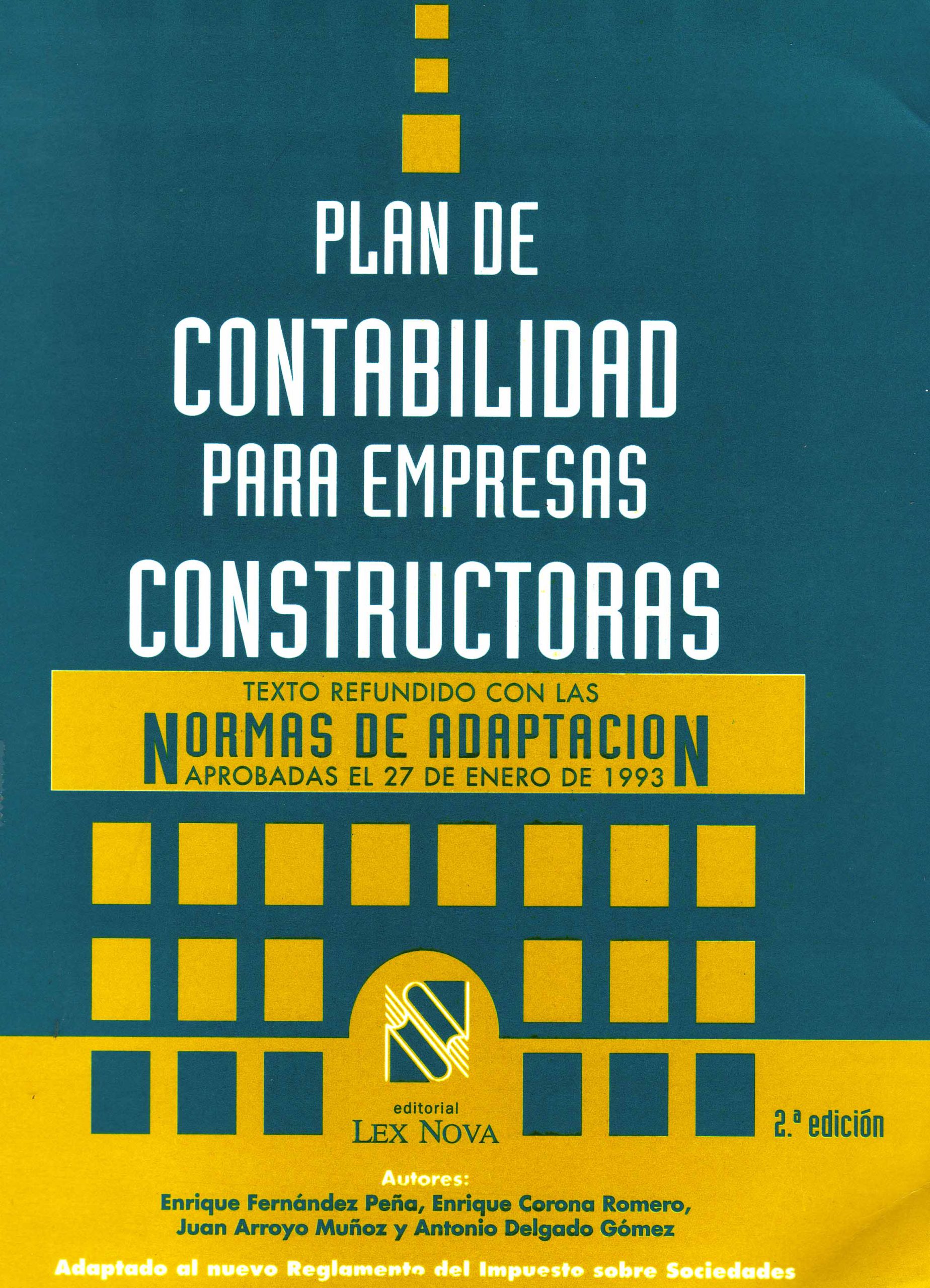 PLAN DE CONTABILIDAD PARA EMPRESAS CONSTRUCTORAS