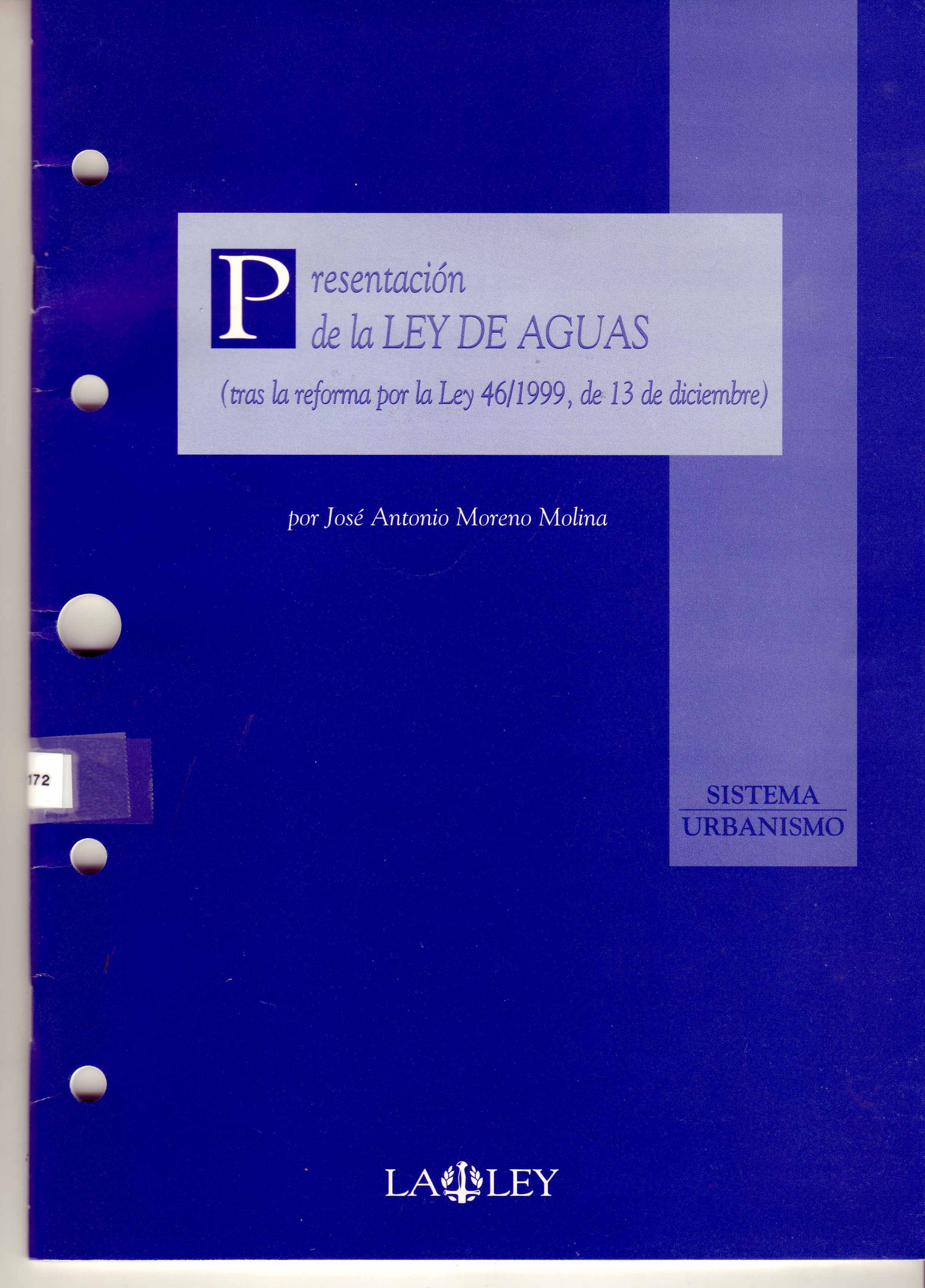 PRESENTACION DE LA LEY DE AGUAS