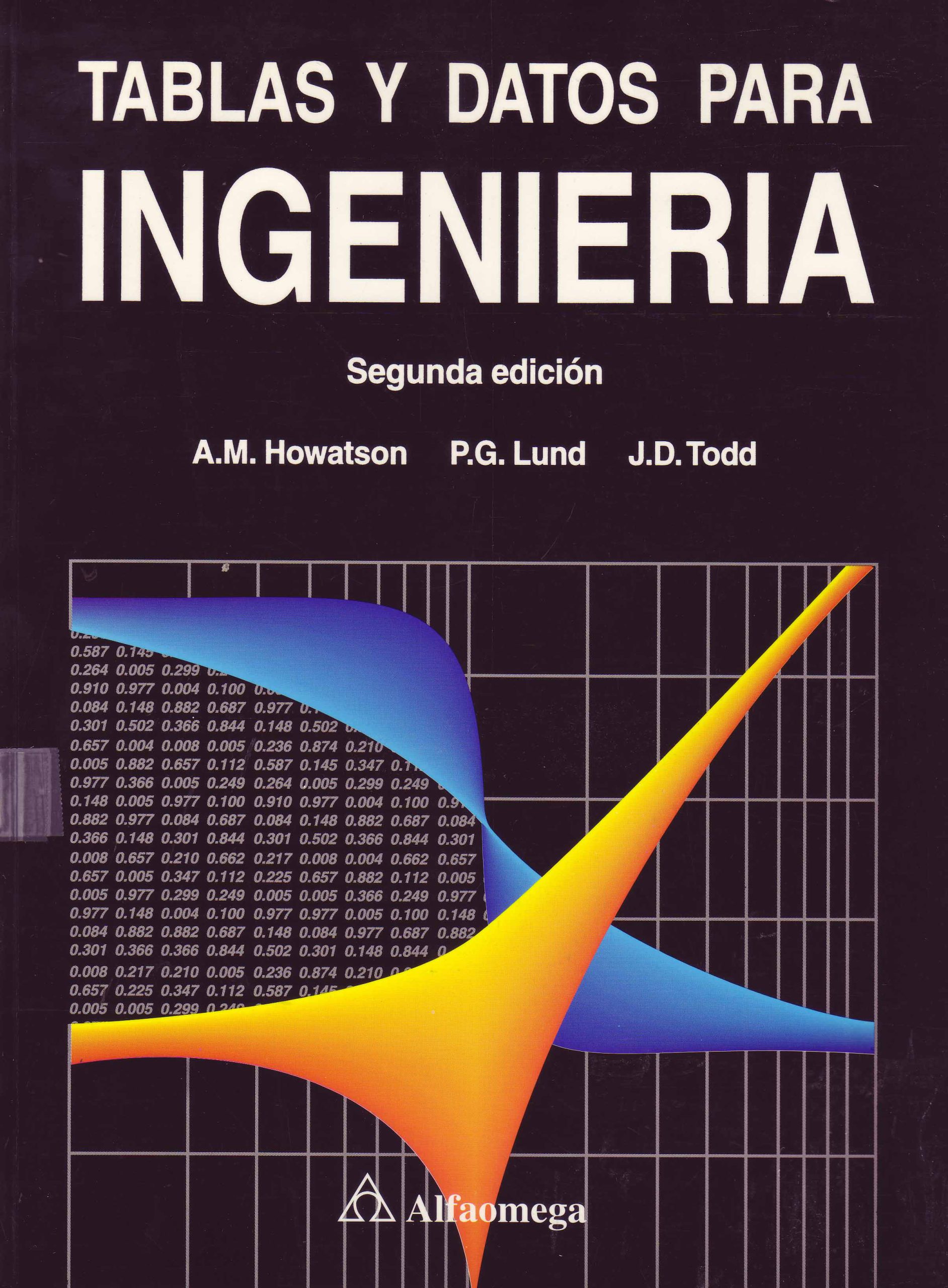 TABLAS Y DATOS PARA INGENIERIA