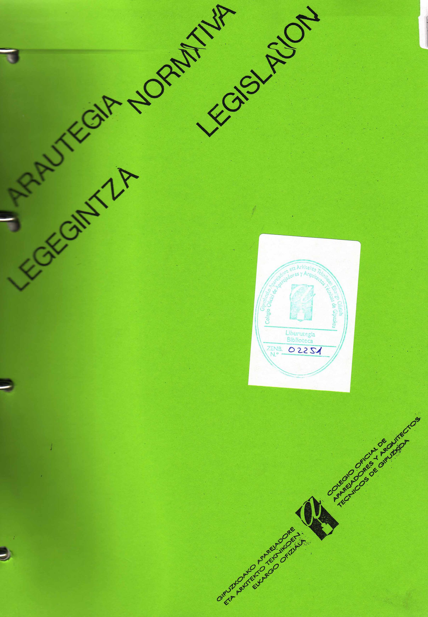 NORMATIVA LEGISLACION