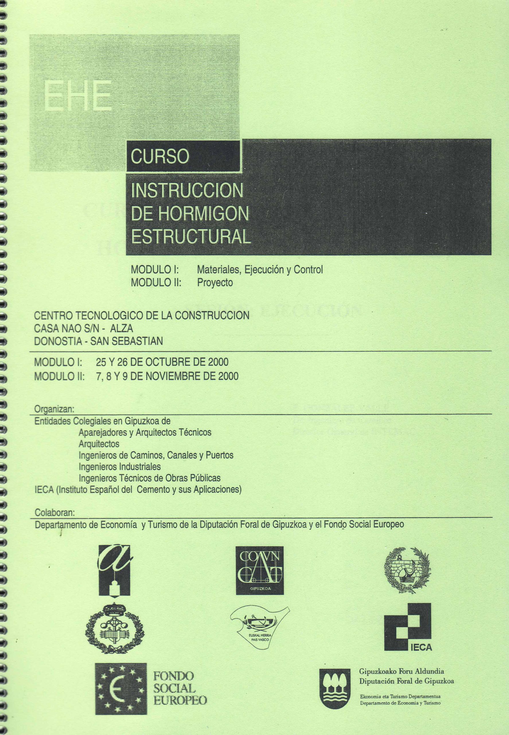 CURSO INSTRUCCION DE HORMIGON ESTRUCTURAL