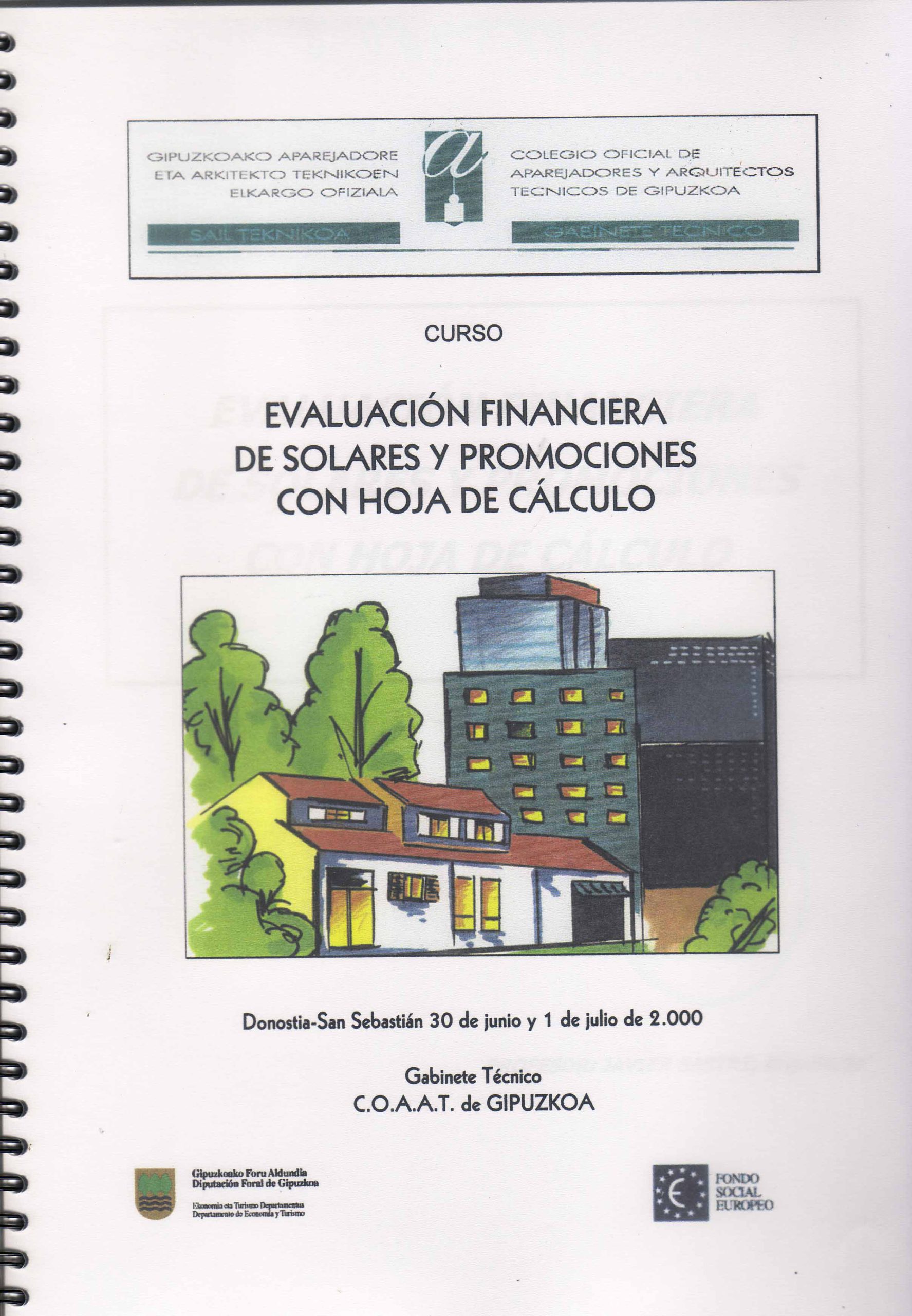 EVALUACION FINANCIERA DE SOLARES Y PROMOCIONES CON HOJA DE CALCULO