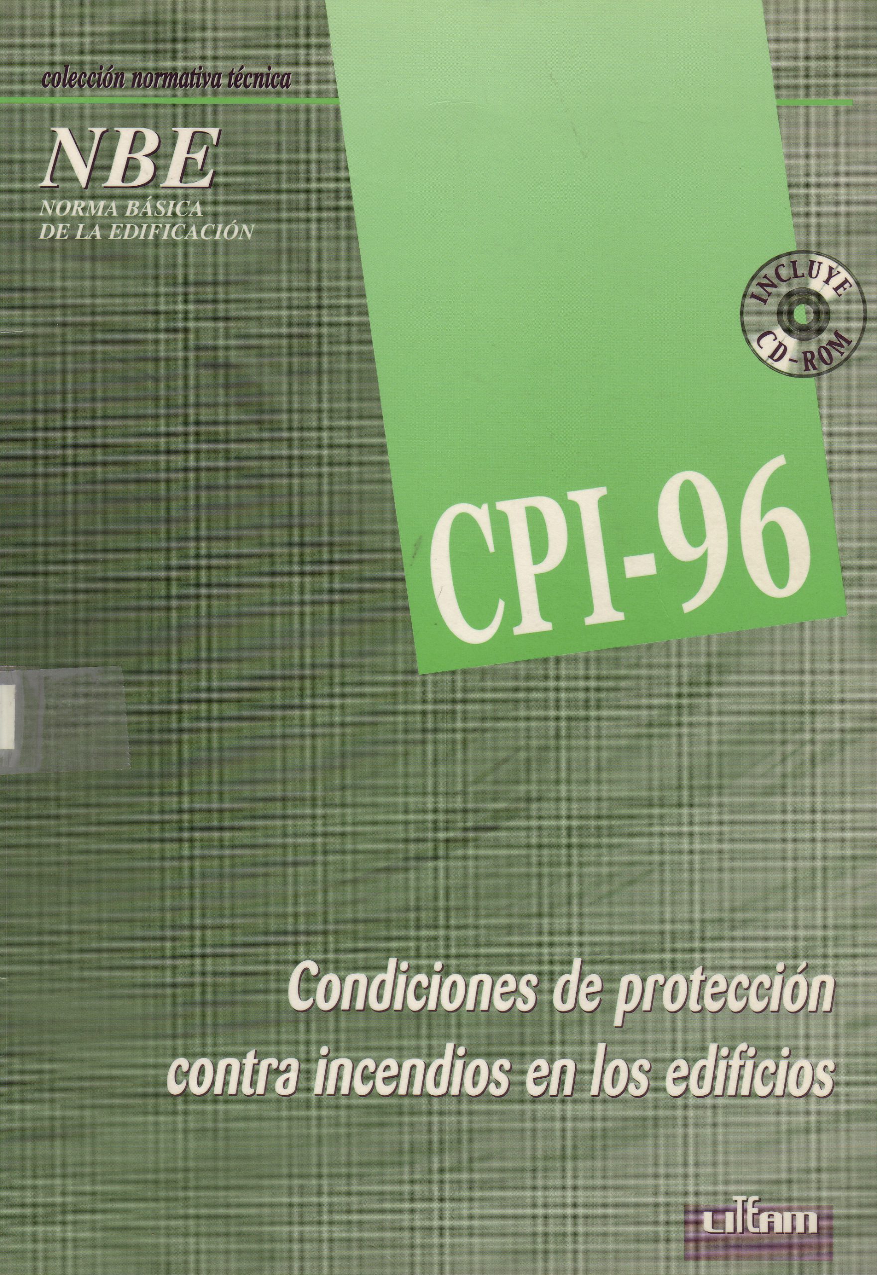 CONDICIONES DE PROTECCION CONTRA INCENDIOS EN LOS EDIFICIOS-CPI-96