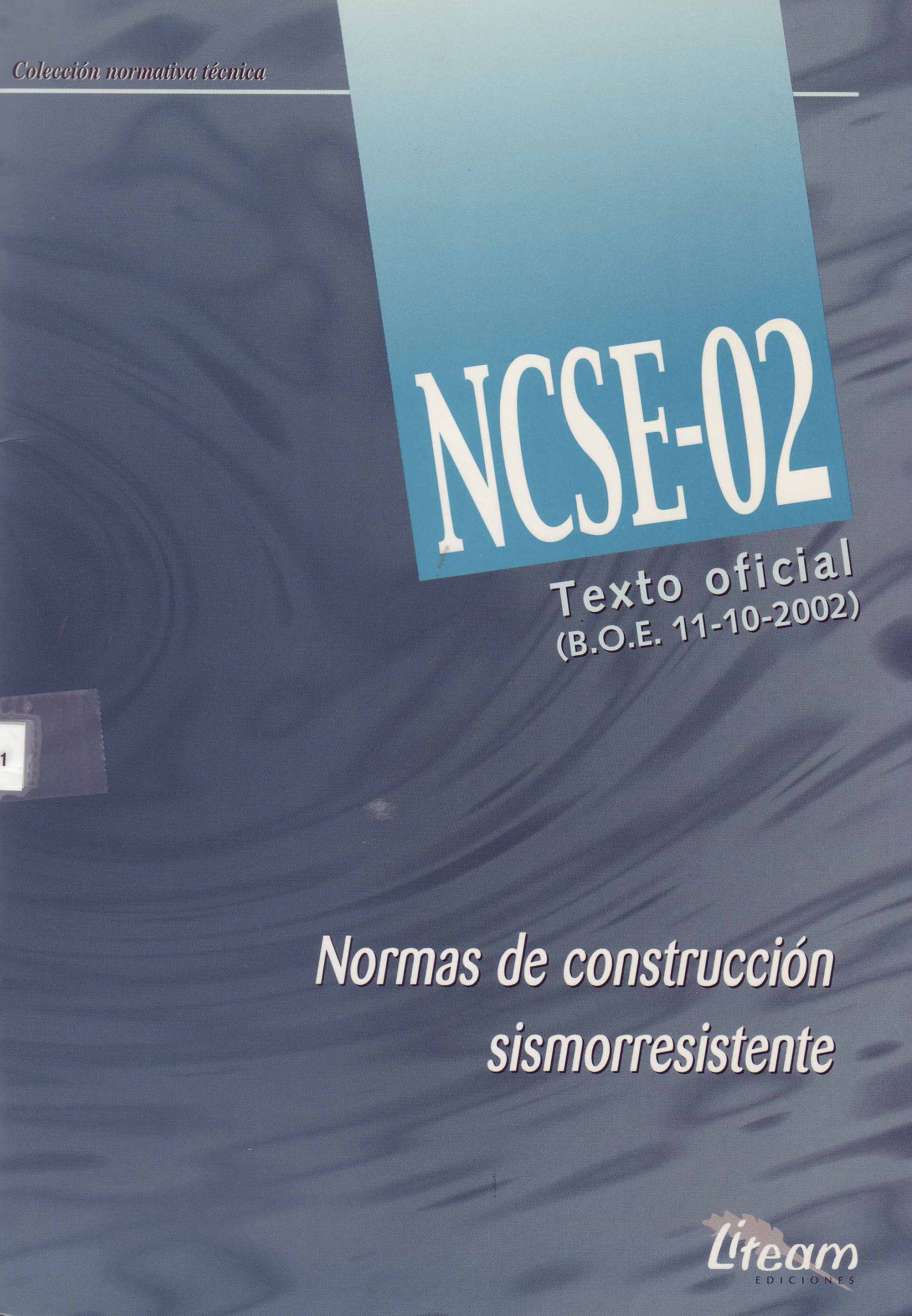 NORMAS DE CONSTRUCCION SISMORRESISTENTE