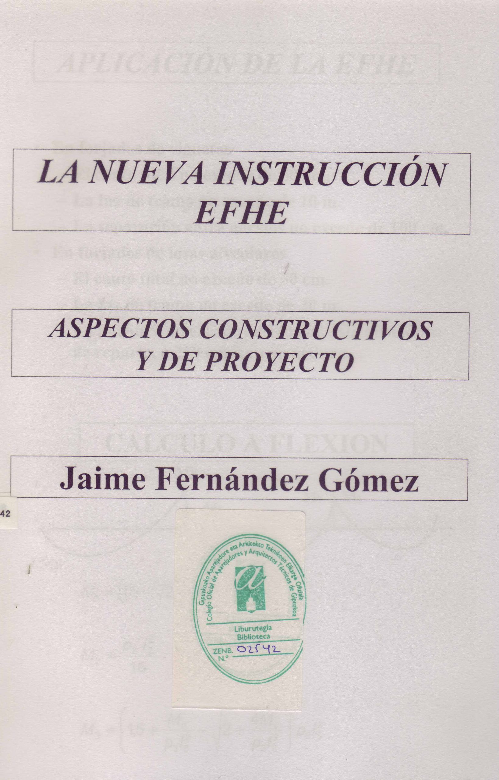 LA NUEVA INSTRUCCION EFHE
