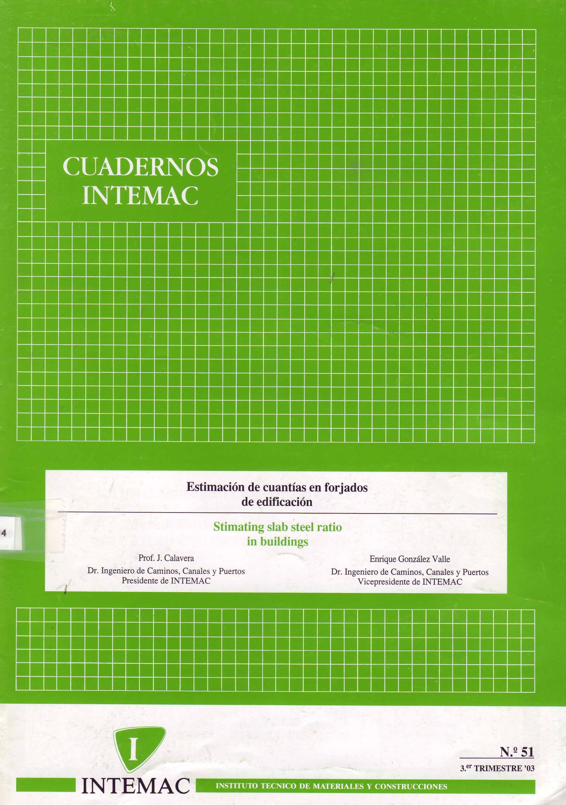 ESTIMACION DE CUANTIAS EN FORJADOS DE EDIFICACION