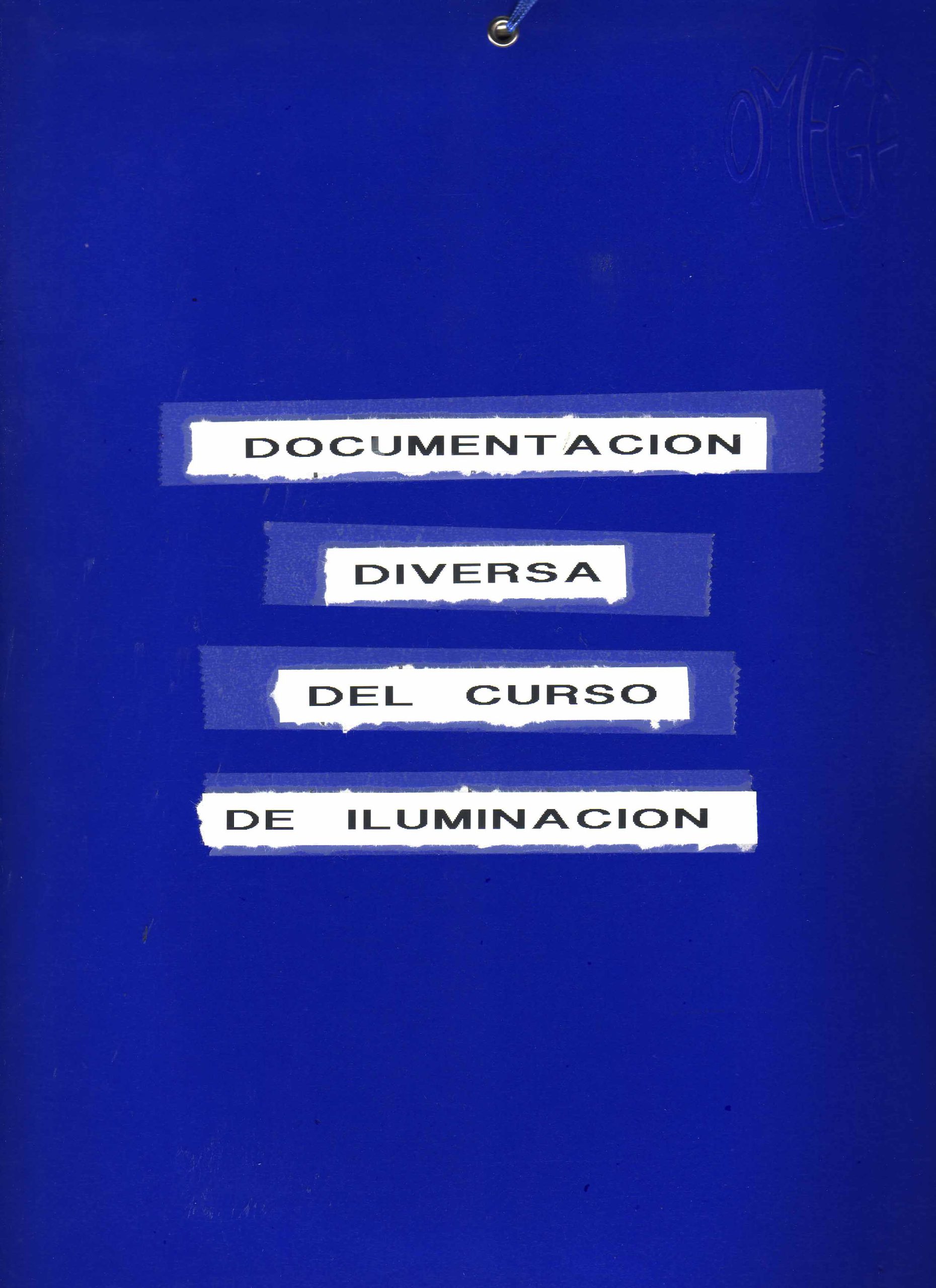DOCUMENTACION DIVERSA DEL CURSO DE ILUMINACION