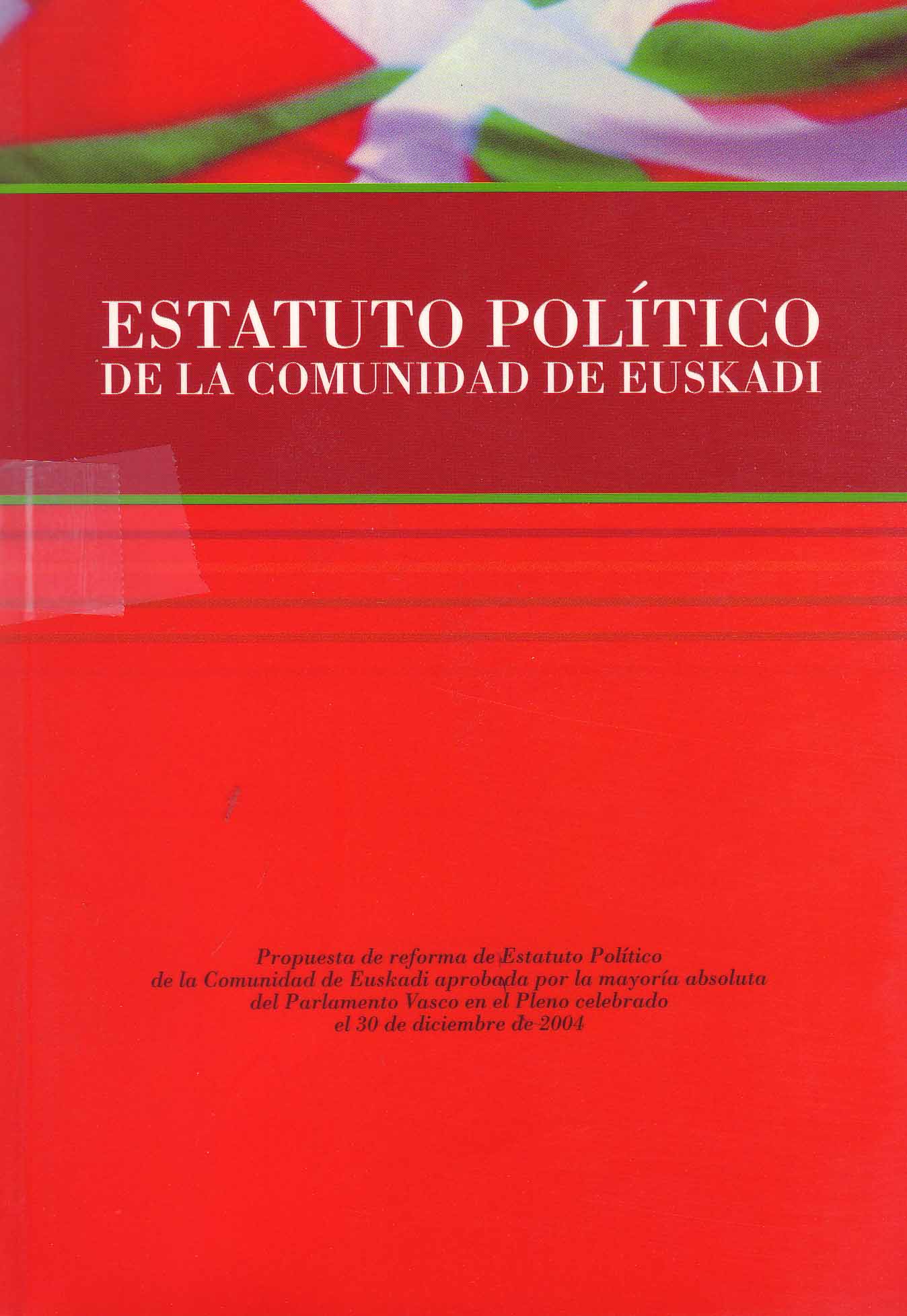 ESTATUTO POLITICO DE LA COMUNIDAD DE EUSKADI